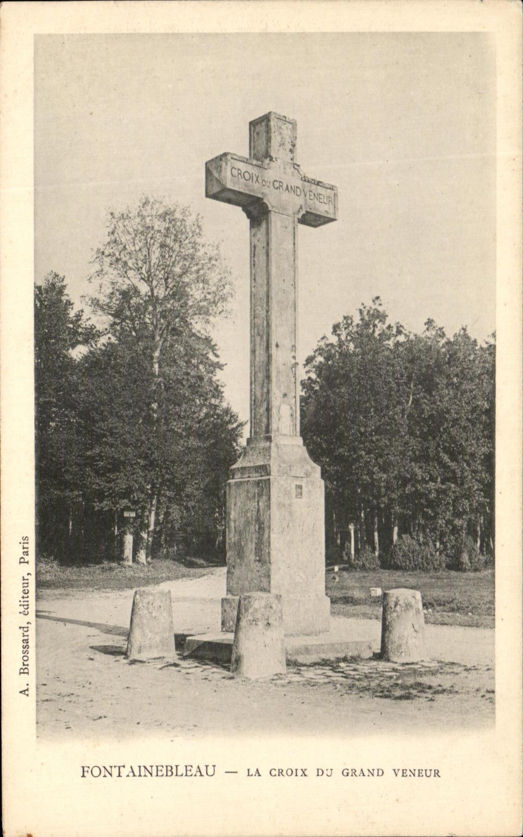 CPA Fontainebleau the Cross Of the Large Huntsman