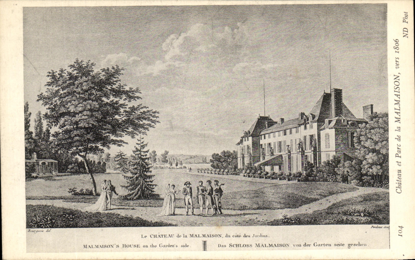 CPA the Castle Of Malmaison about 1866