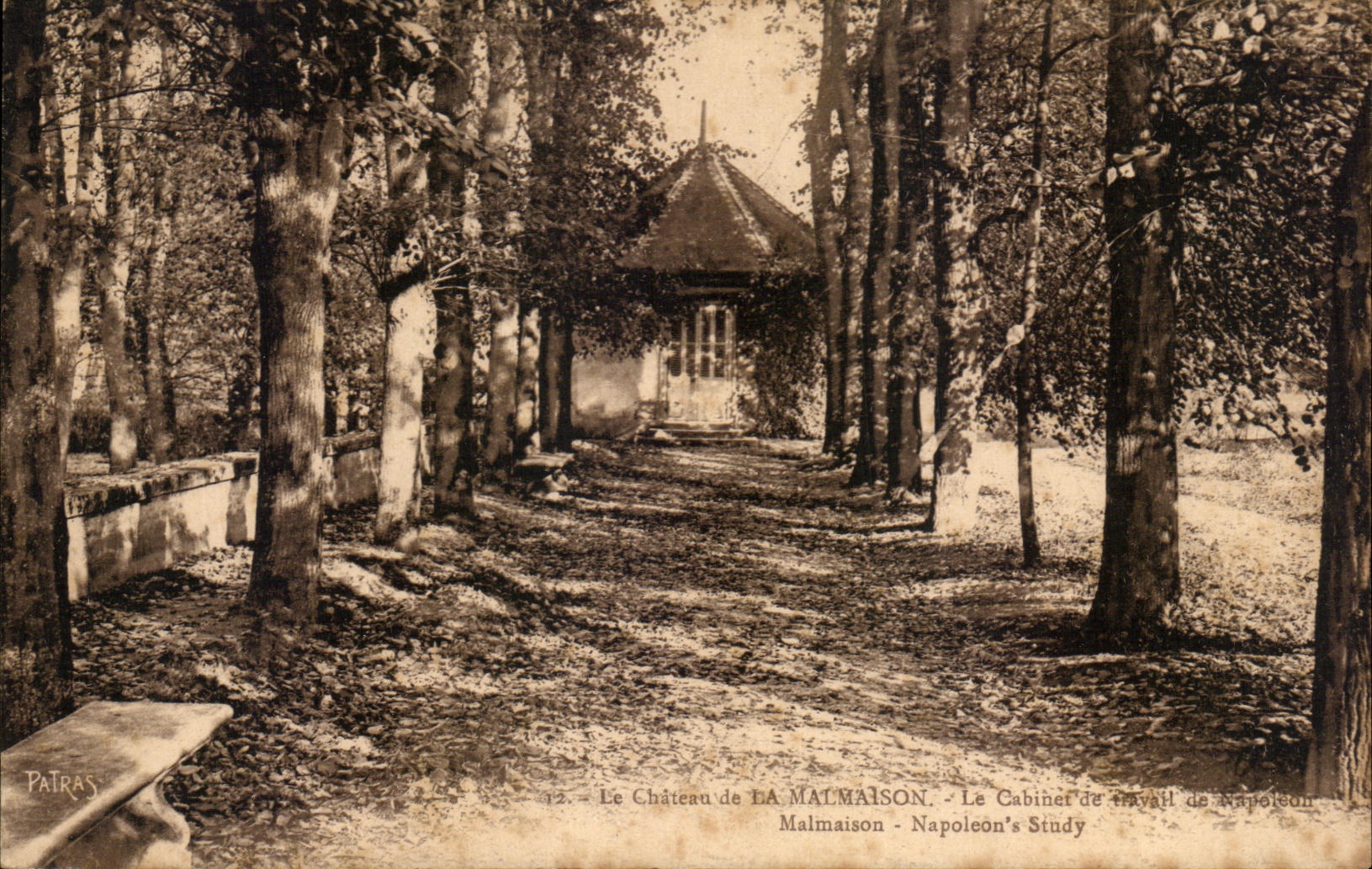 CPA Castle Of Malmaison the Study of Napoleon 1st