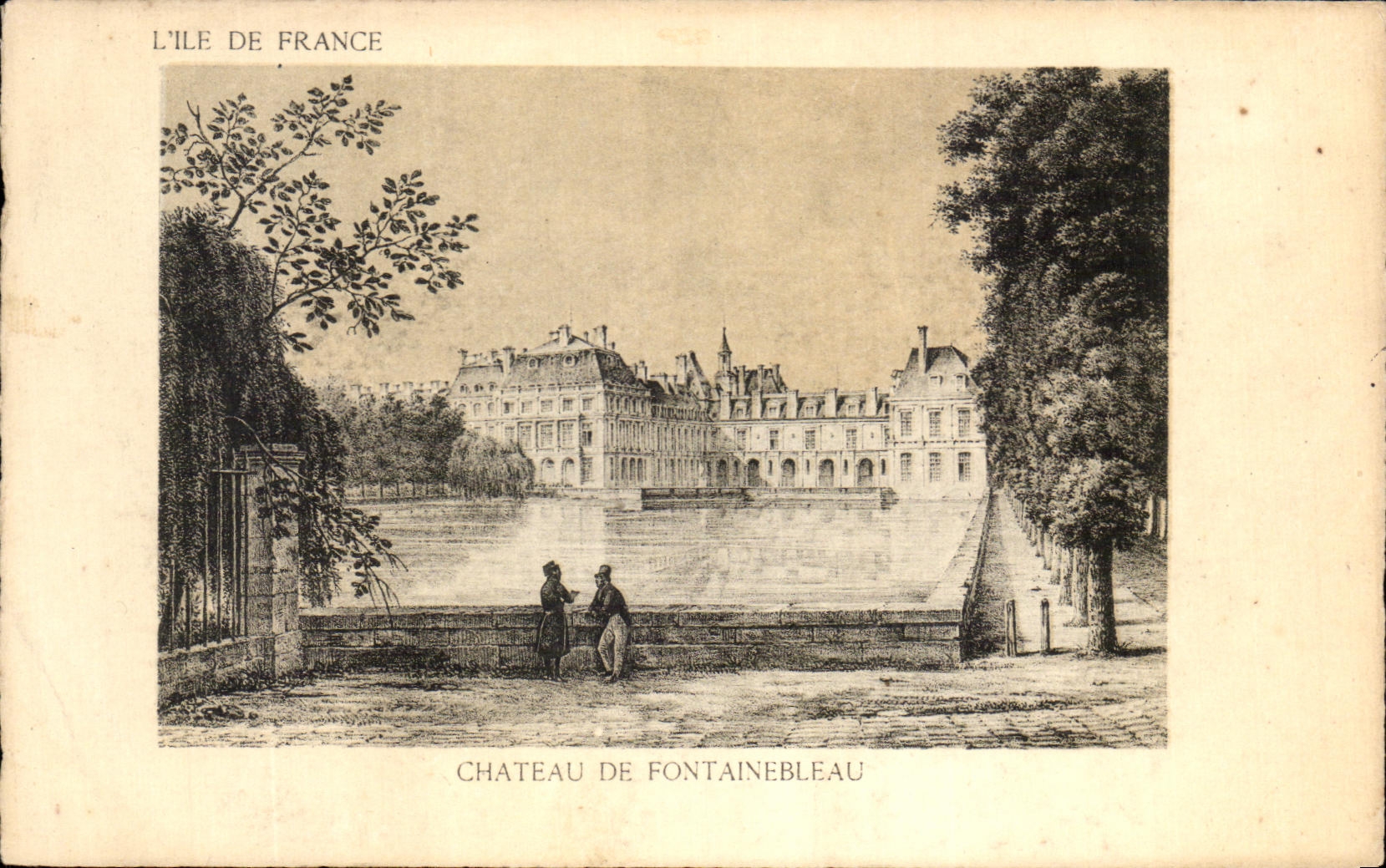 CPA Ille De France Castle De Fontainebleau