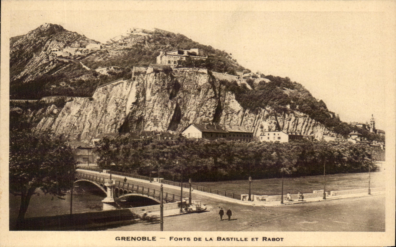 CPA Grenoble Forts Of the Bastille And Plane