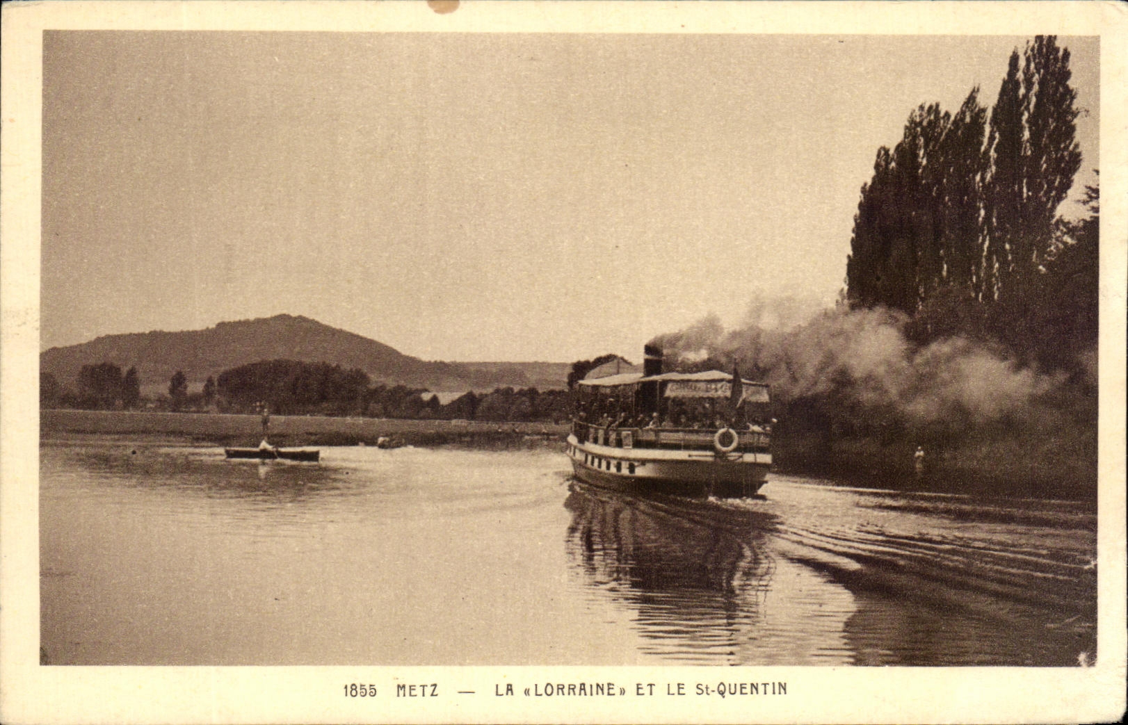 Barco de CPA Metz Lorena y del St Quentin