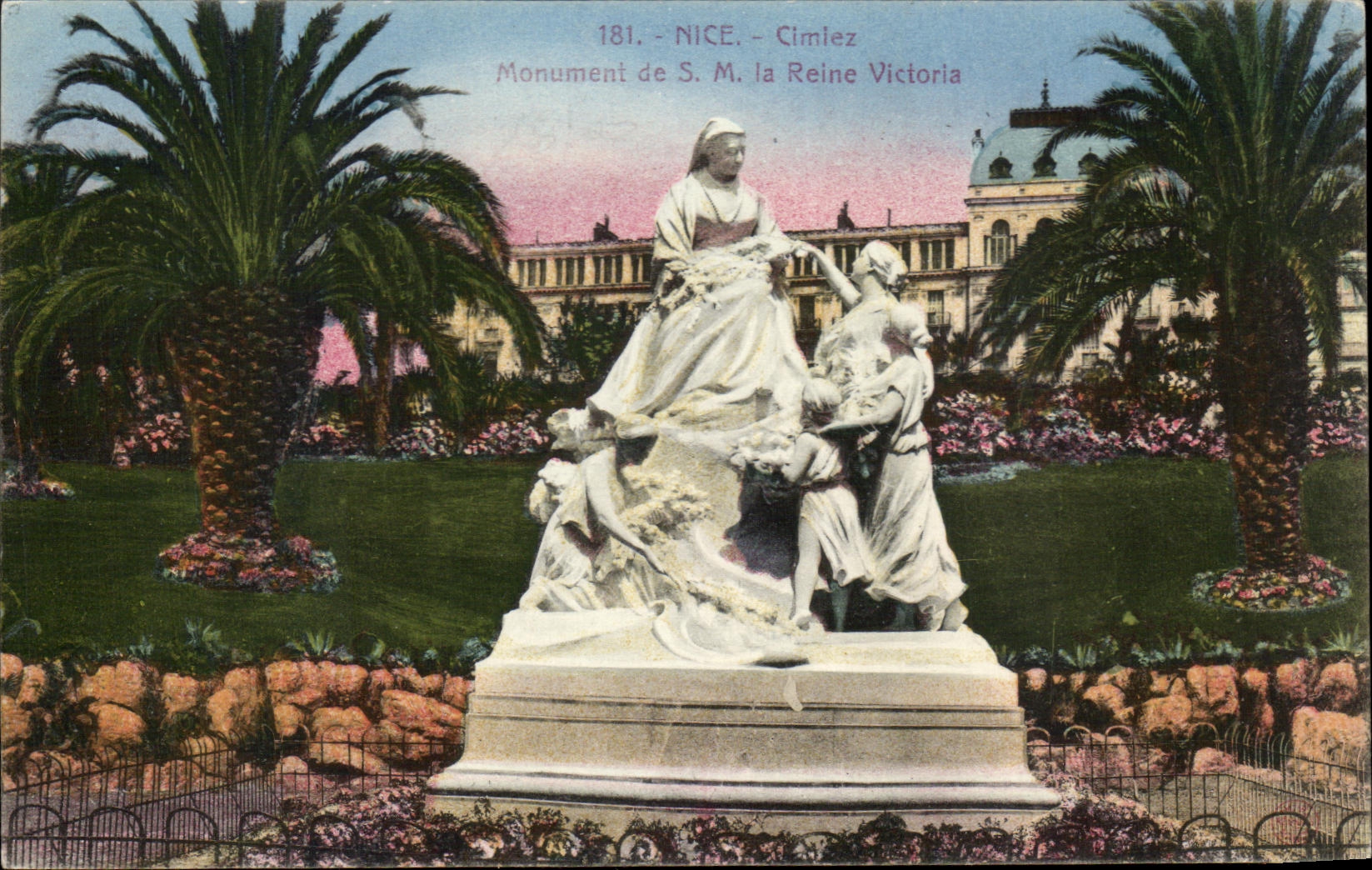 Monumento de CPA Niza Clmiez de la reina de Victoria