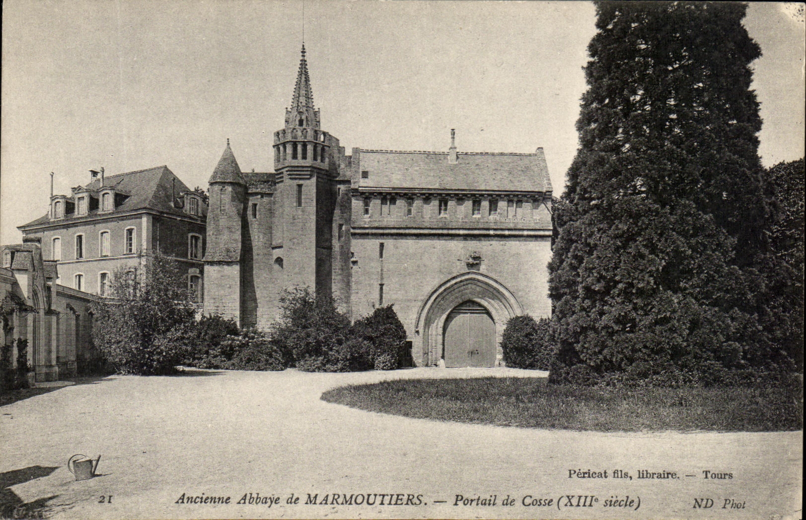 CPA Old Abbey of Marmoutiers Gate of Thimble