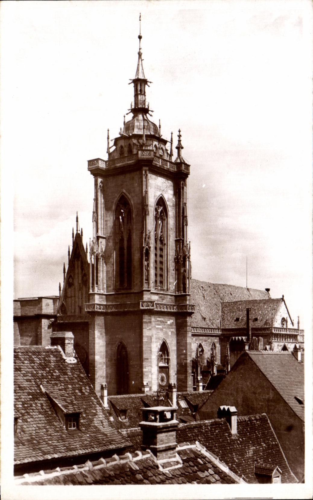 CPA Colmar viejo la catedral