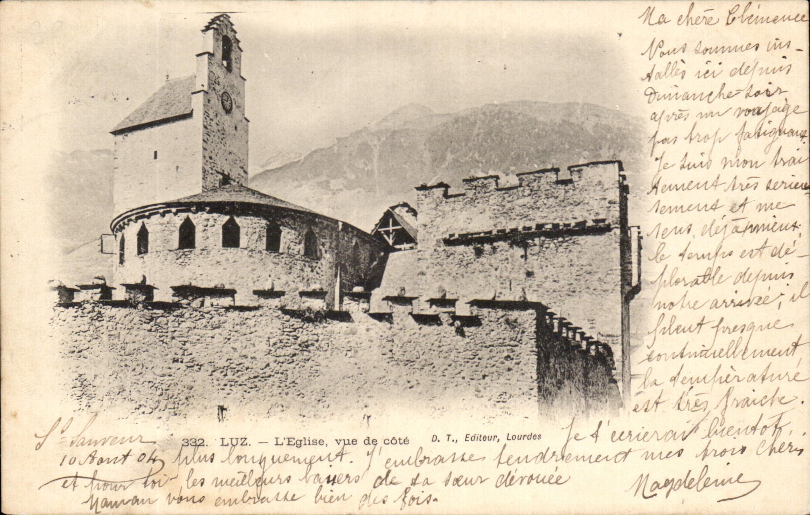 CPA luz the Church seen of dimension