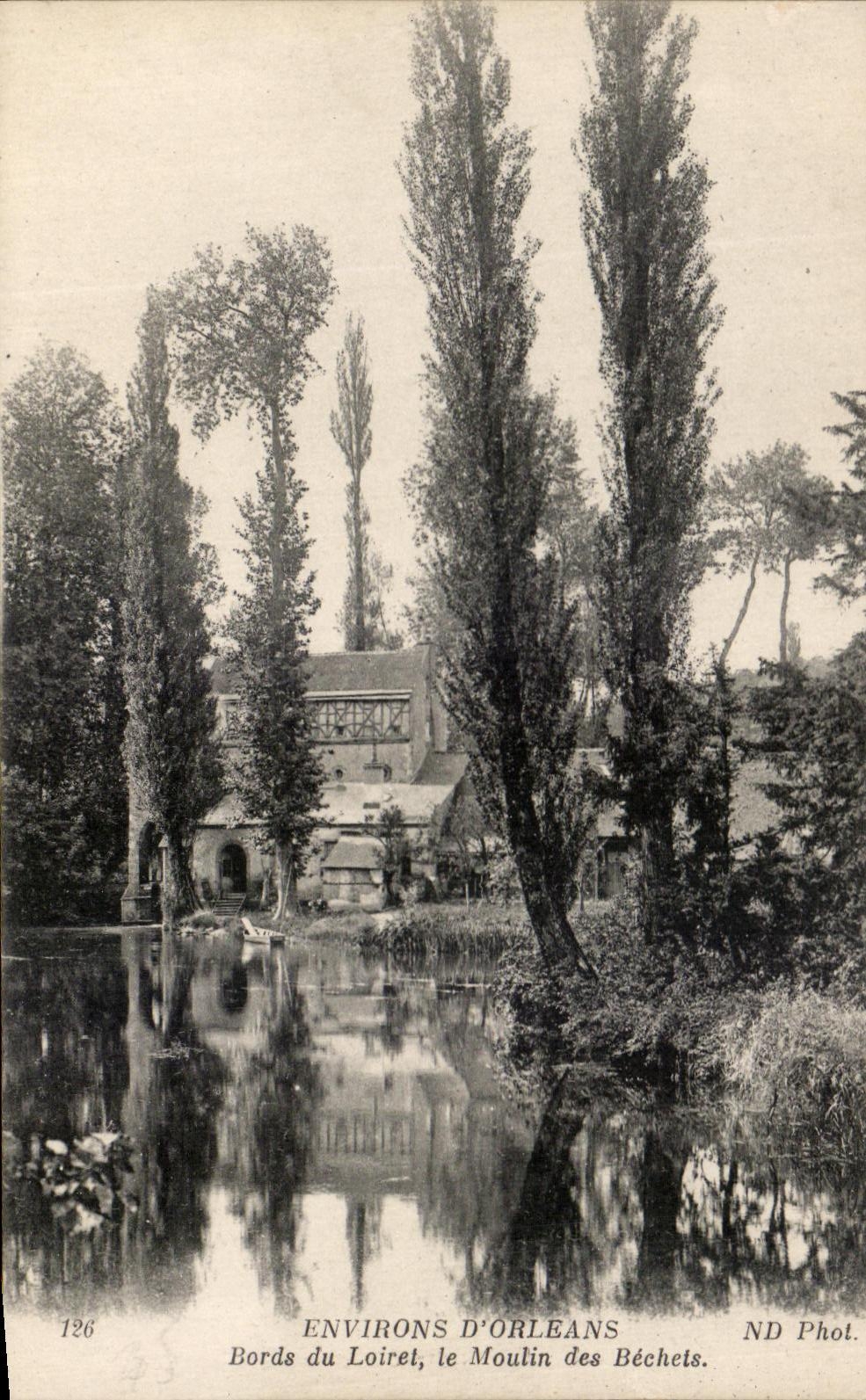 CPA Surroundings Of Orleans Edges of Loirel Moutin of Bechets