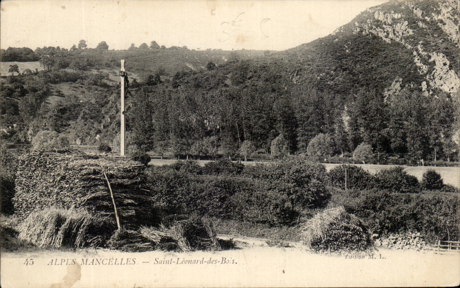 CPA the Alps Mancelles Saint leonerd of Wood