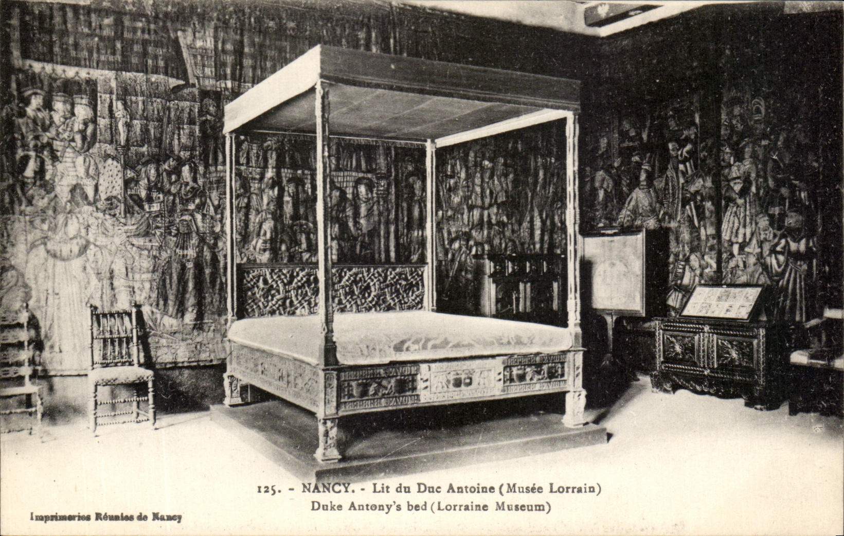 CPA Nancy Lit du Duc Antoine Musee Lorrain