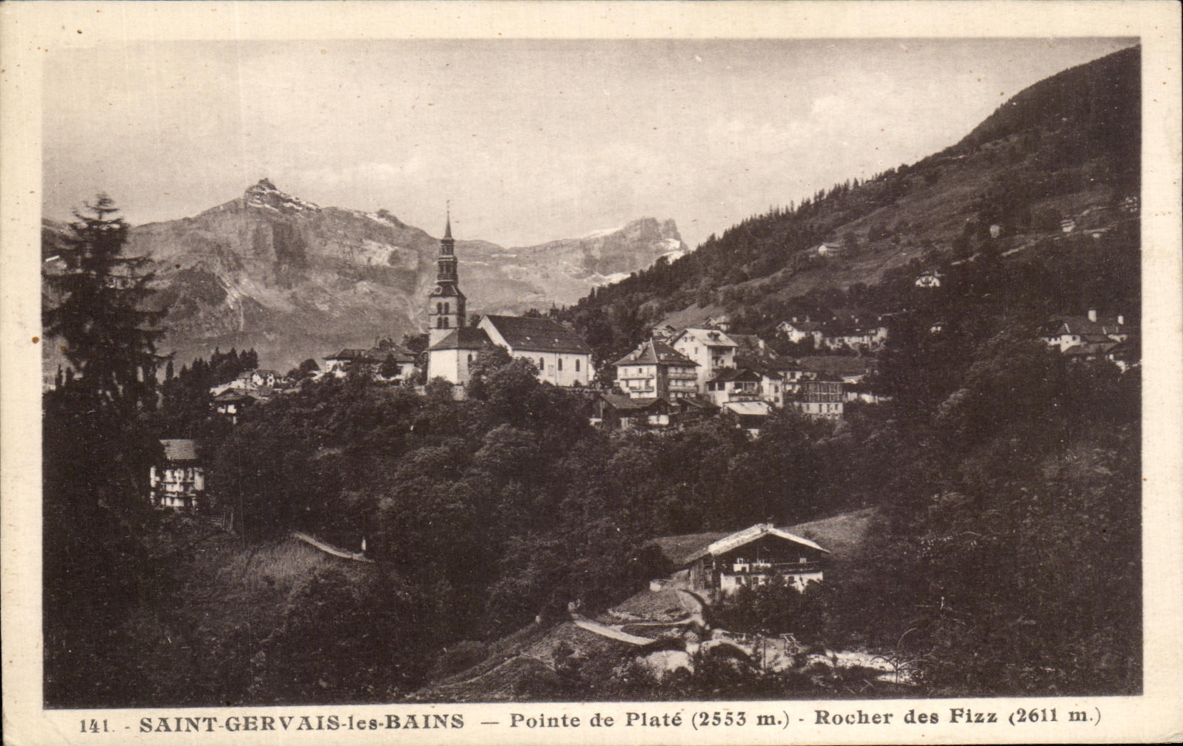 CPA Saint Gervais Les Bains Pointe de Plate Rocher des Fizz
