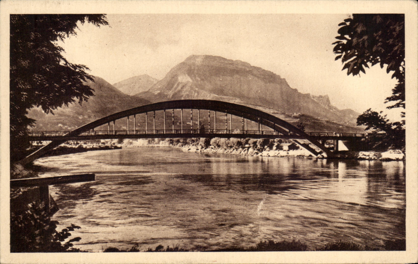 CPA Grenoble the Bridge of Fine sand Isere and Saint Eynard