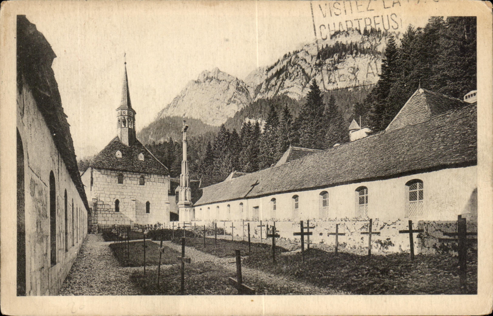 CPA Monastere De La Grande Chartreuse Le Cimetiere