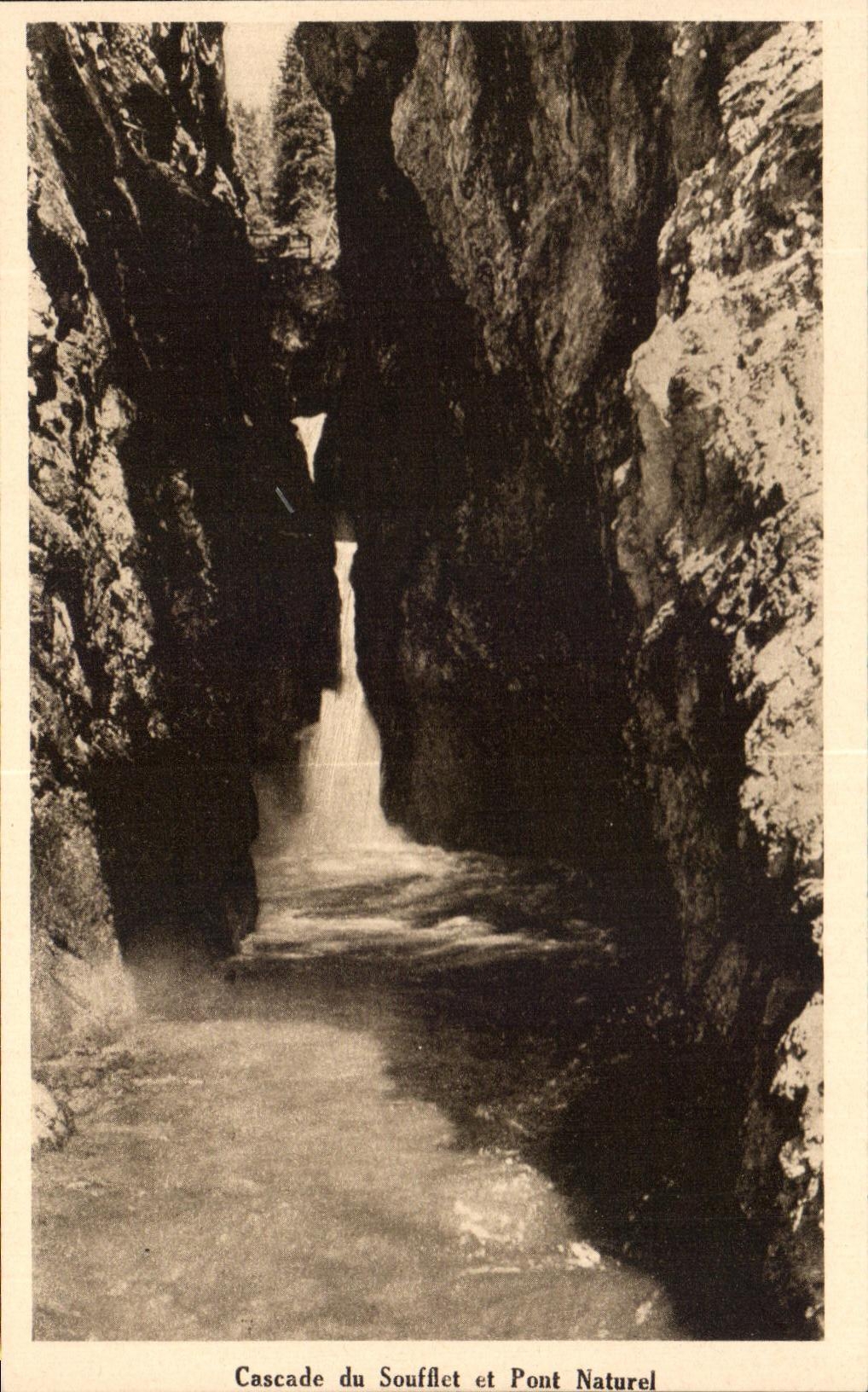 CPA Cascades Of the Bellows And Natural Bridge close chamonix