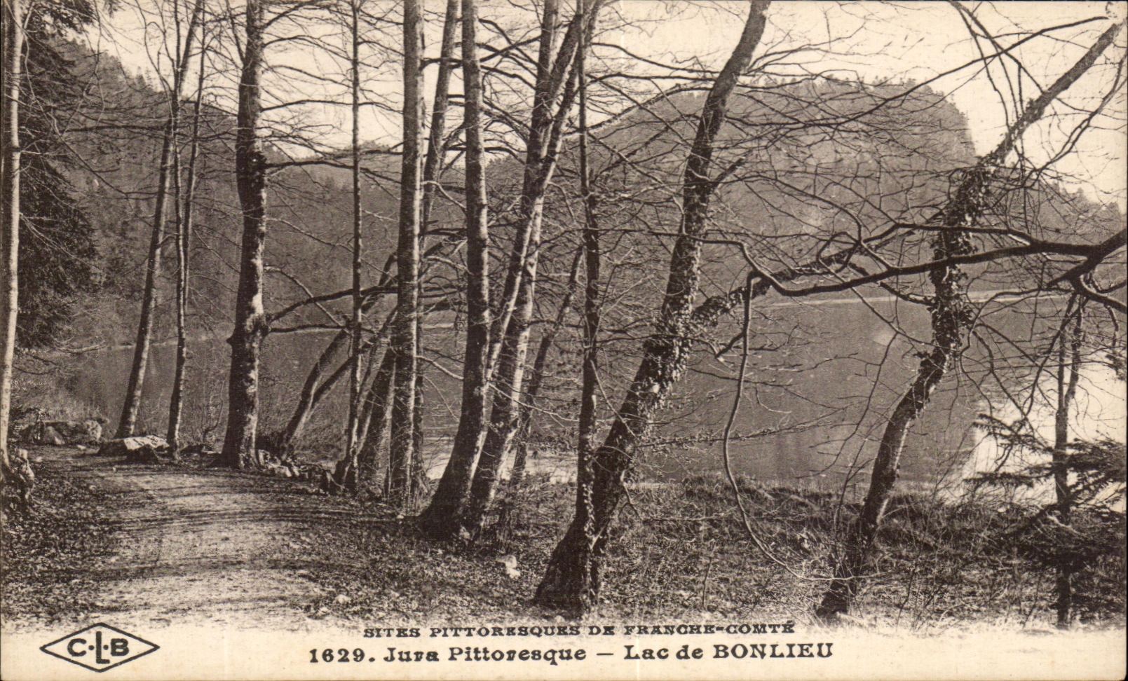 CPA the Jura Pittoreque Lake De Bonlieu