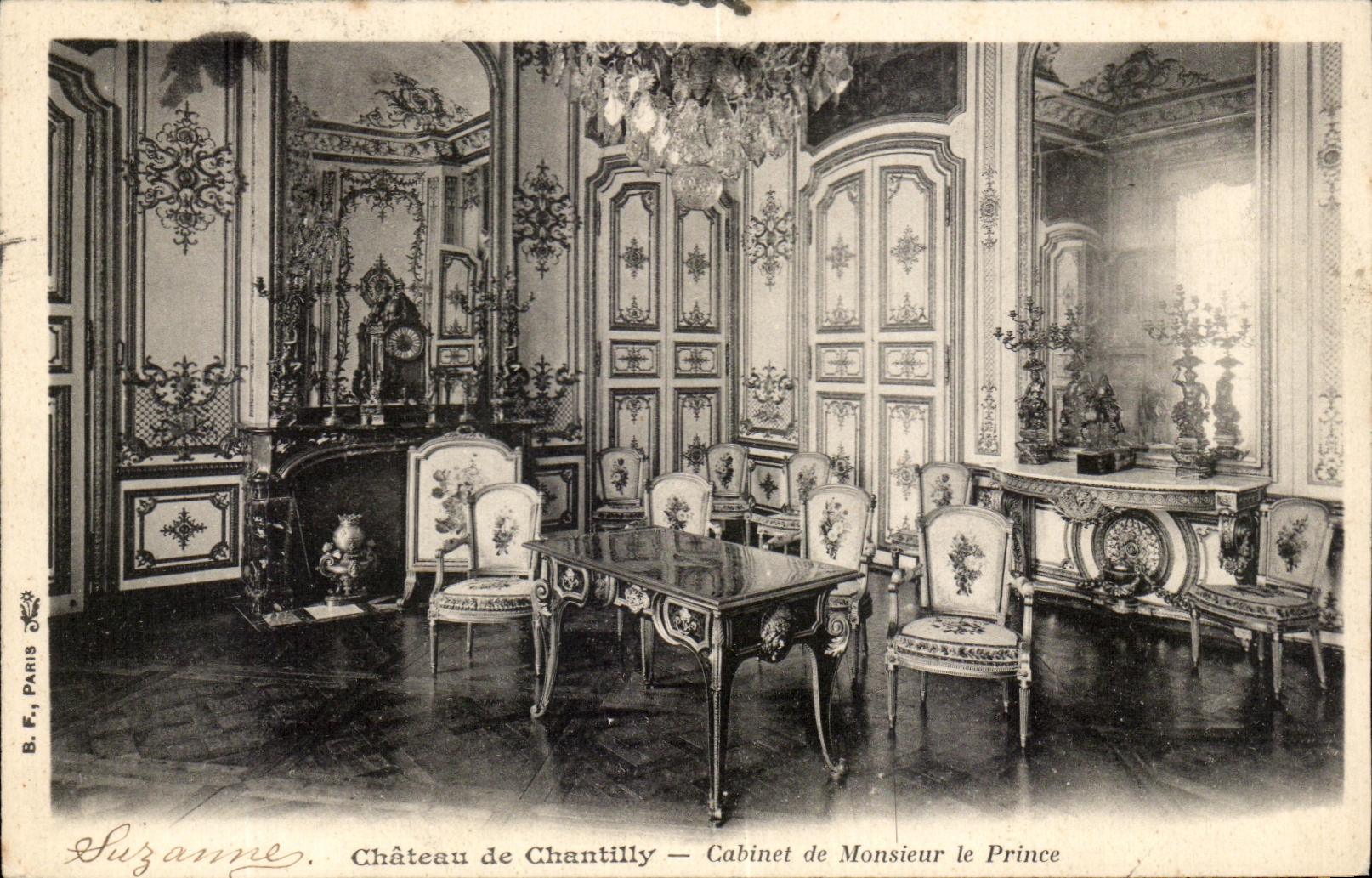 CPA Chateau De Chantilly Cabinet De Monsieur Le Prince