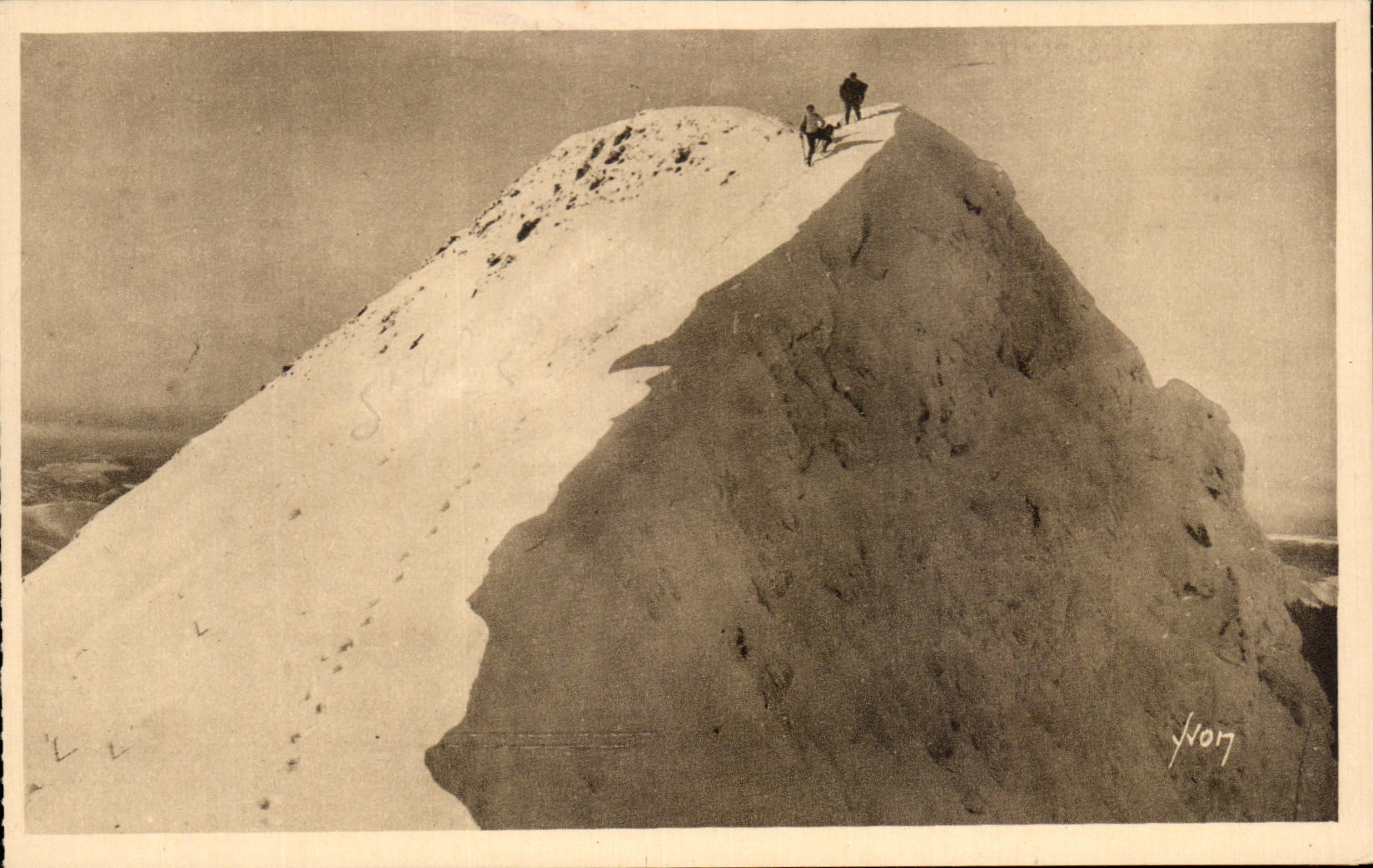 CPA Surroundings of Salers Summit of Puy Mary in winter Alpinism