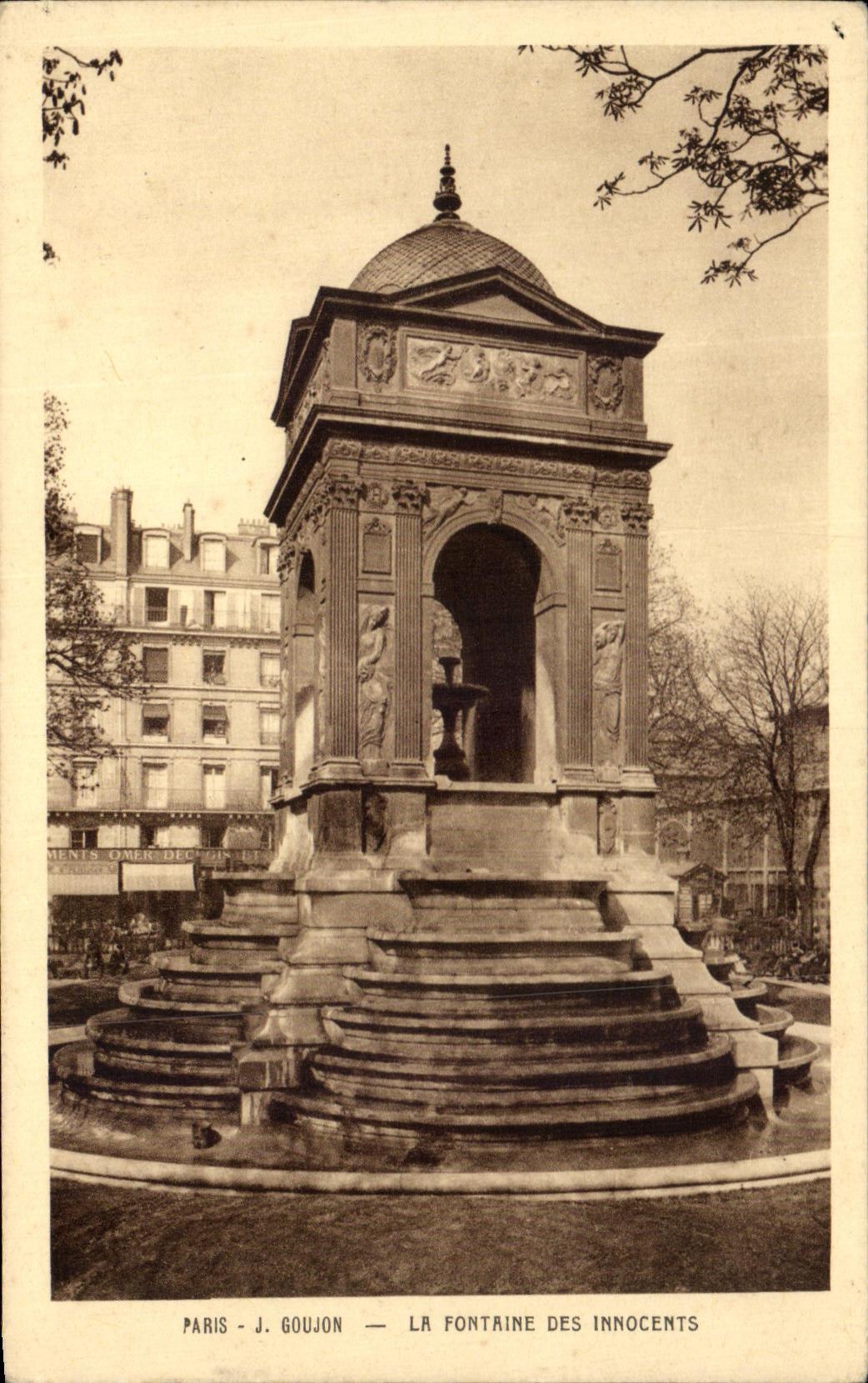 CPA Paris Pin the Fountain of the Innocent ones