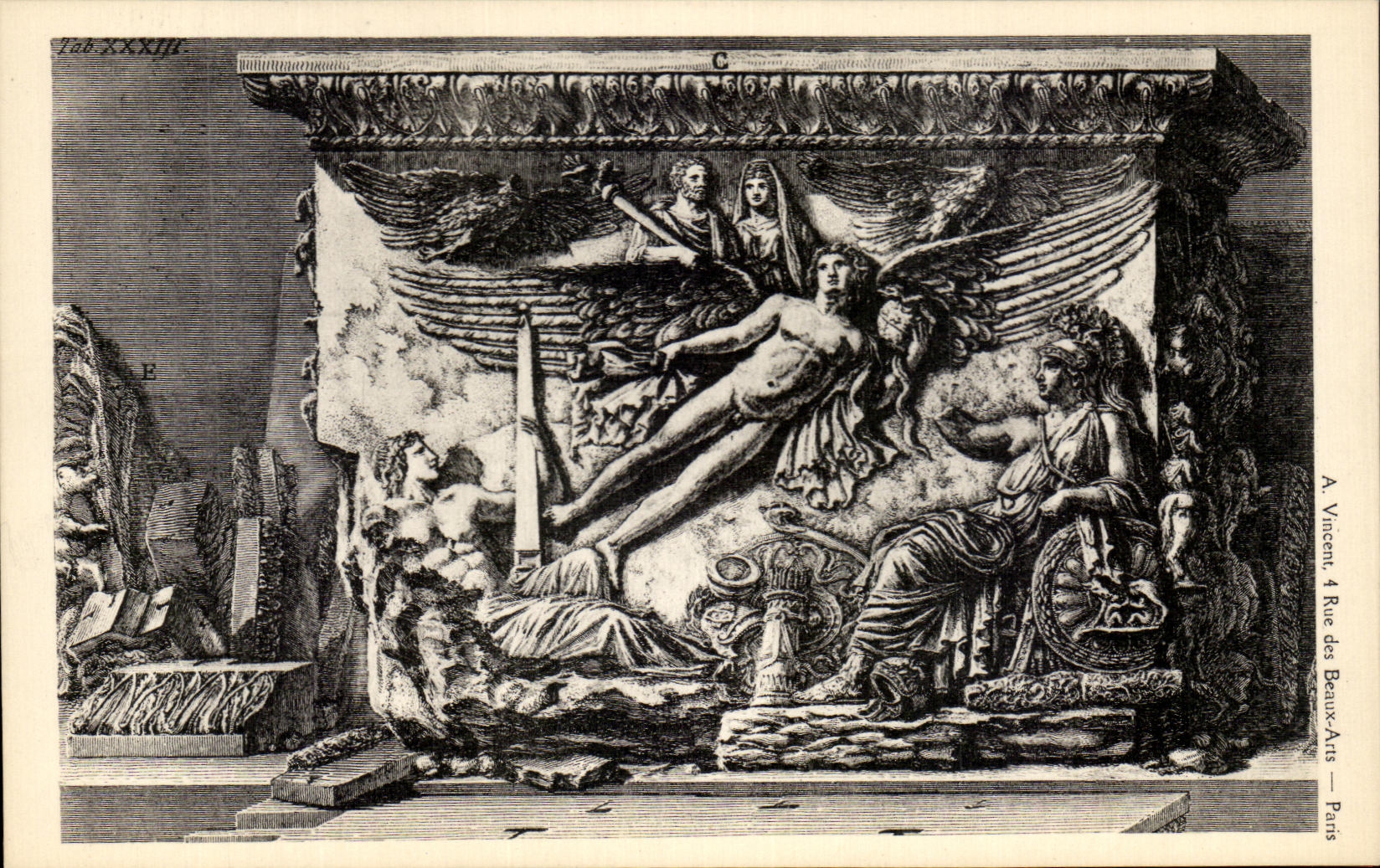 CPA Sculpture Antiquite