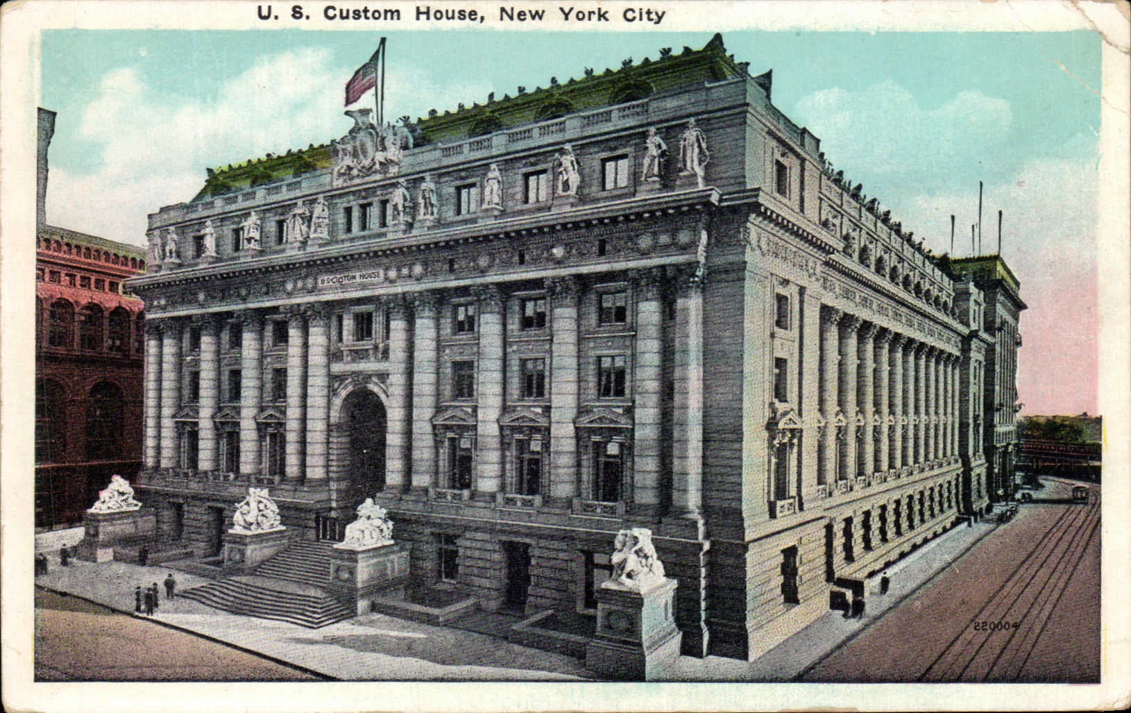 CPA U S Custom House New York City