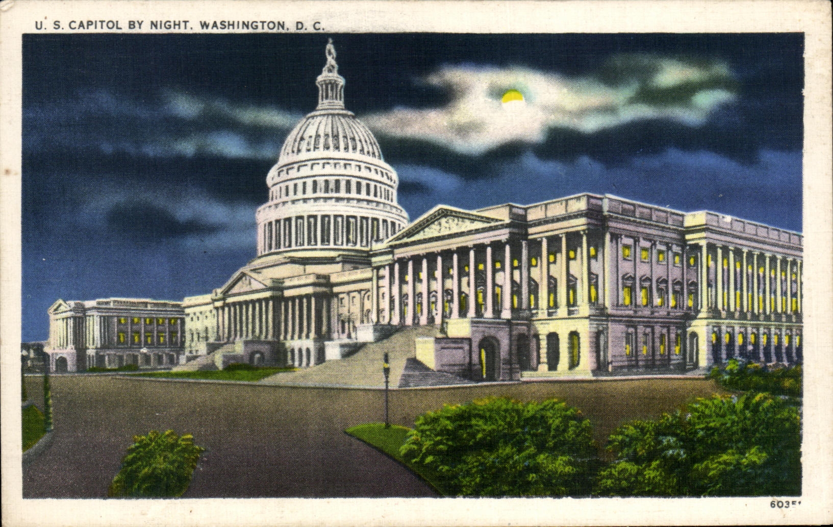 CPA U S Capitol By Night Washington D C