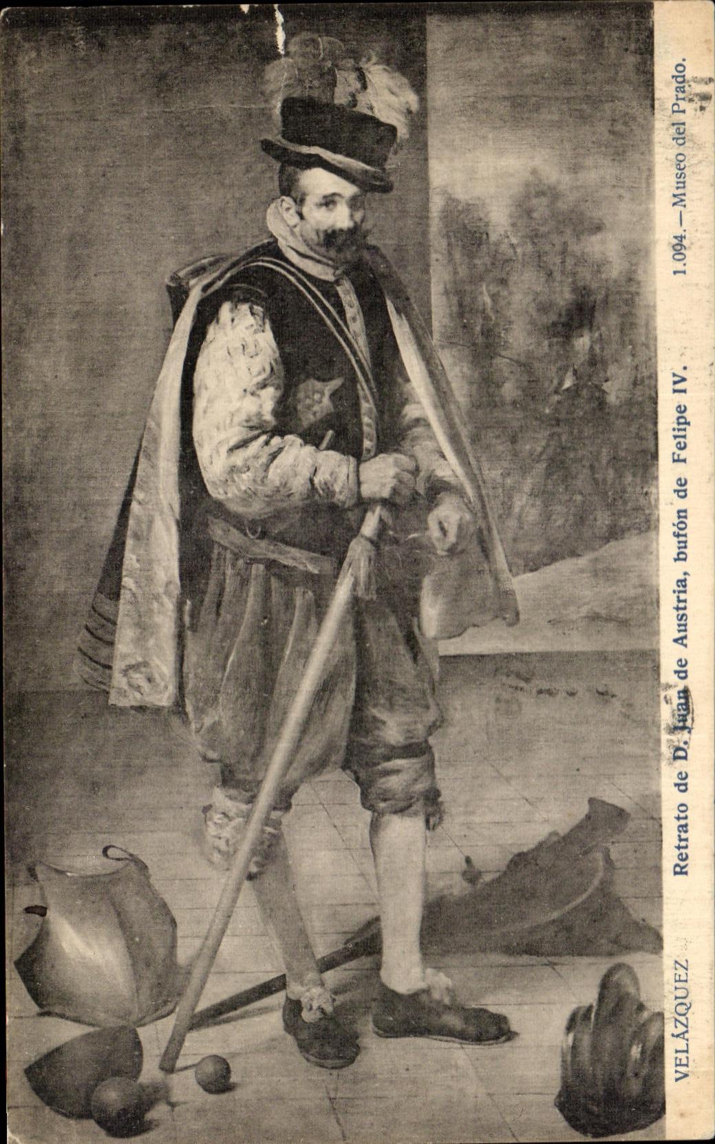 CPA Velazquez Retrato de Juan de Austria bufon de Felipe IV