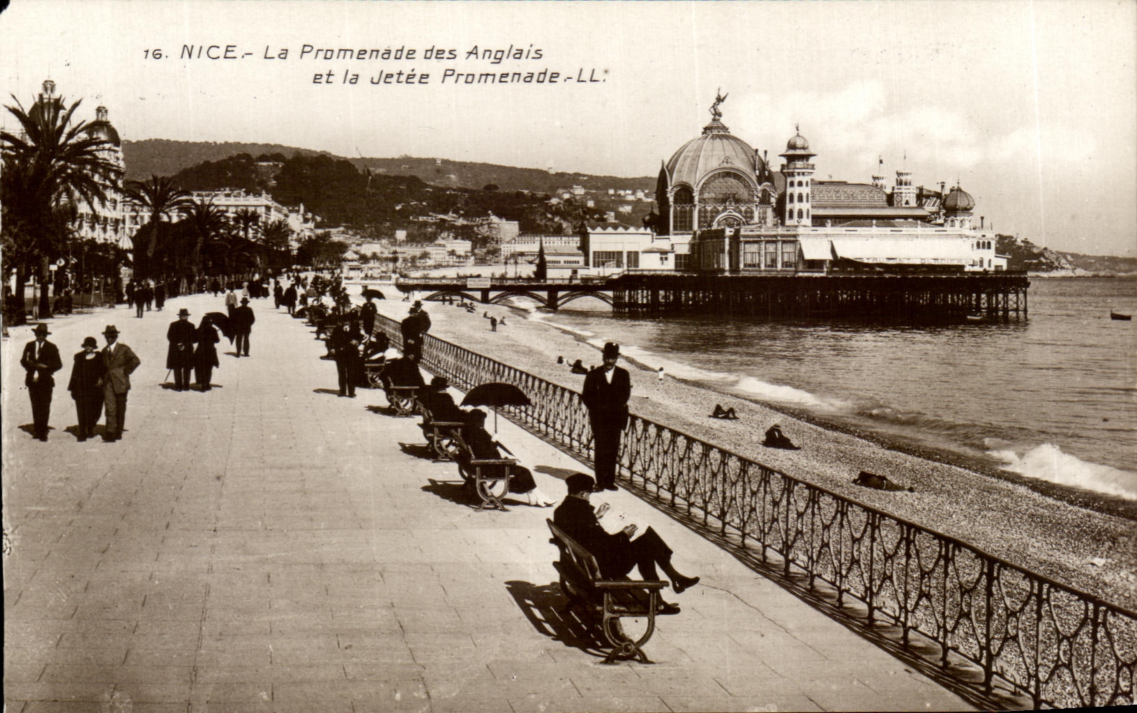 CPA Niza la caminata del ingles y de la caminata del embarcadero