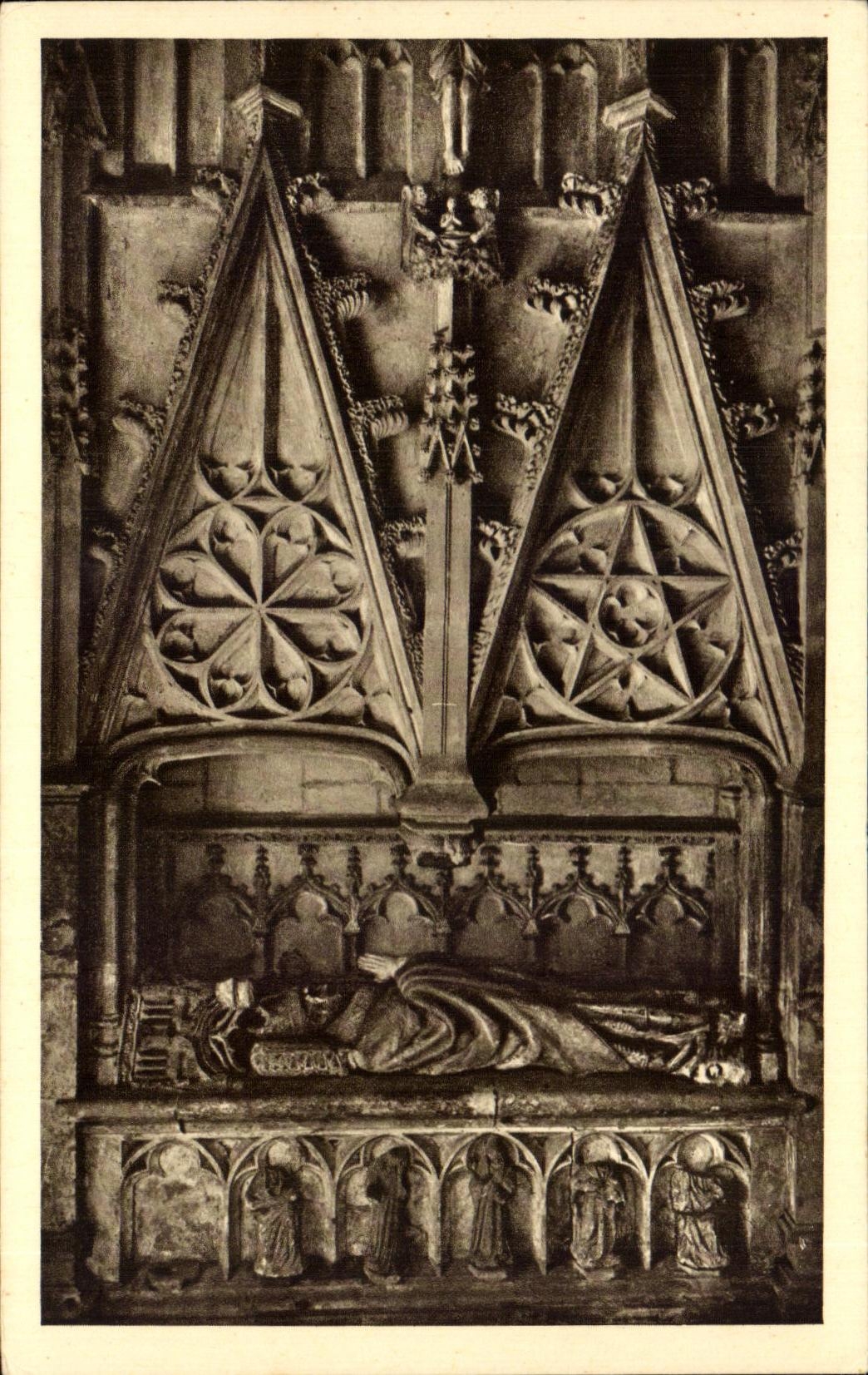 CPA Interior Ambronay of the Church Tomb of the Jacques Abbot of mauvoisin