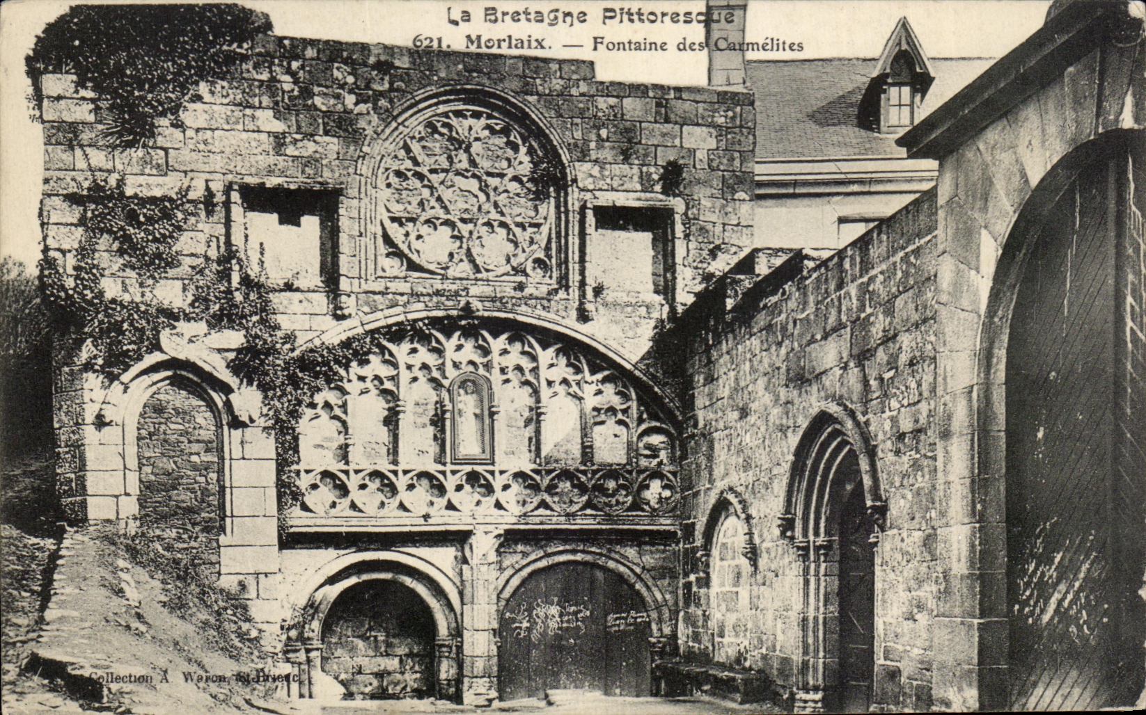 CPA Morlaix Fontaine des Carmelites