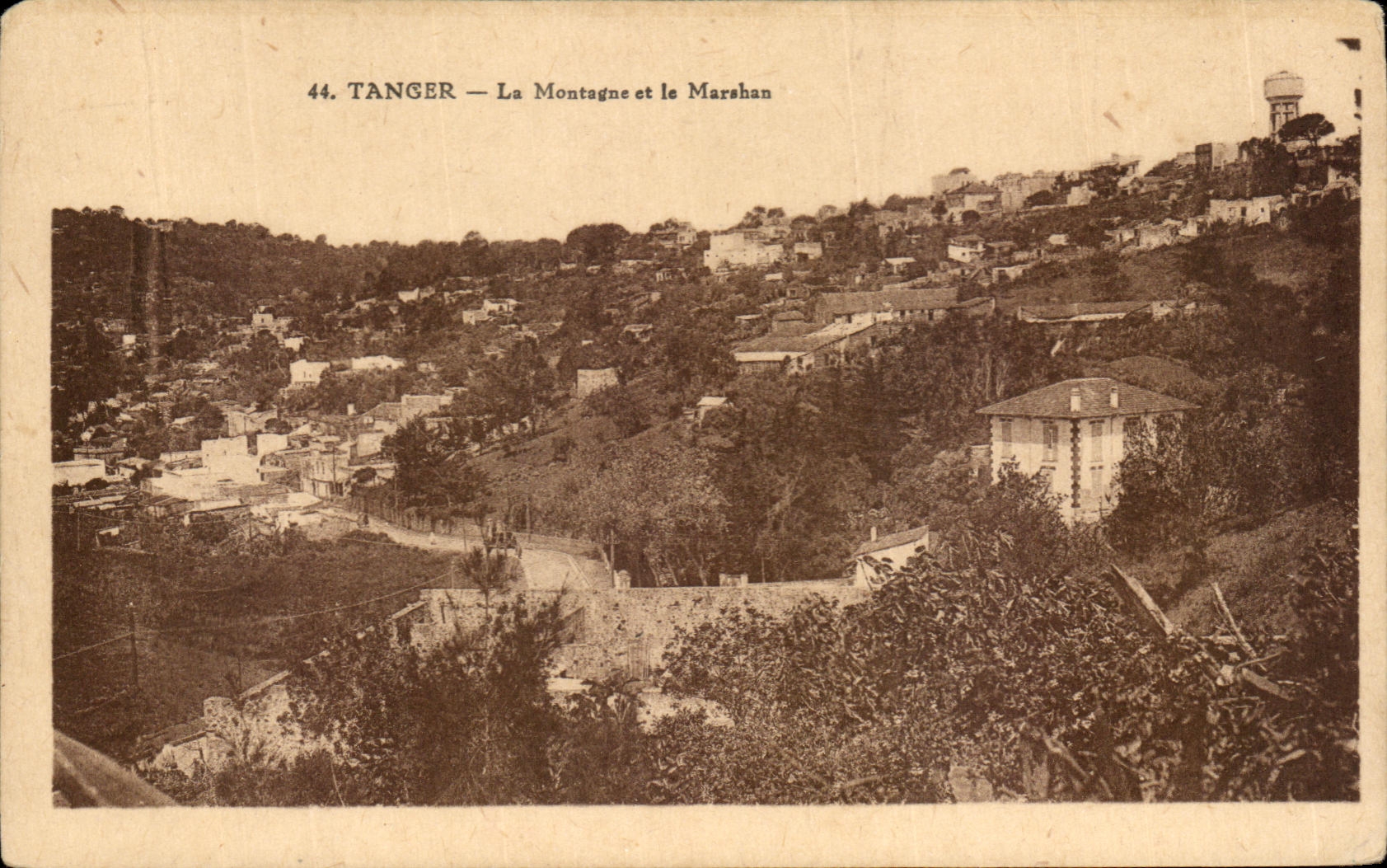 CPA Tangier the Mountain and Marshan Morocco