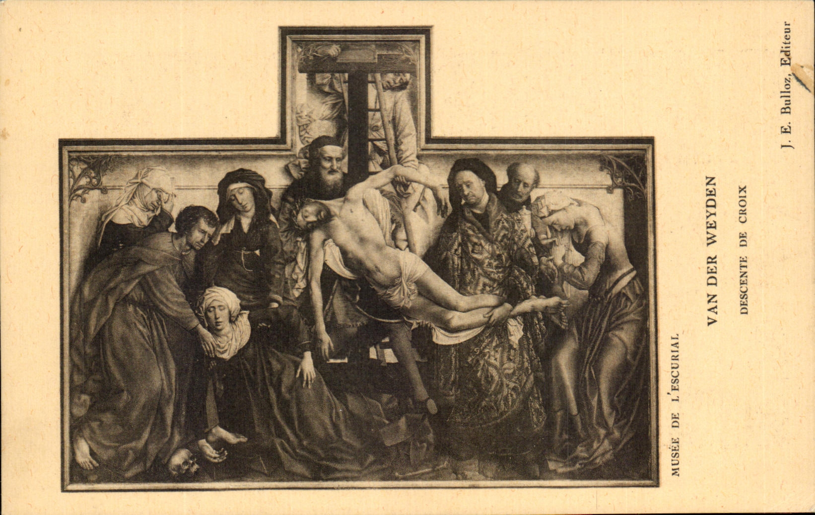 CPA Van Der Weyden Descente De Croix