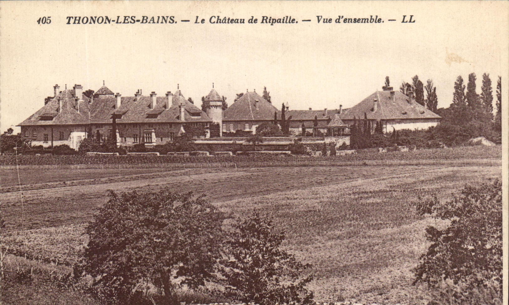 CPA Thonon Les Bains the Castle of Overall picture Feast