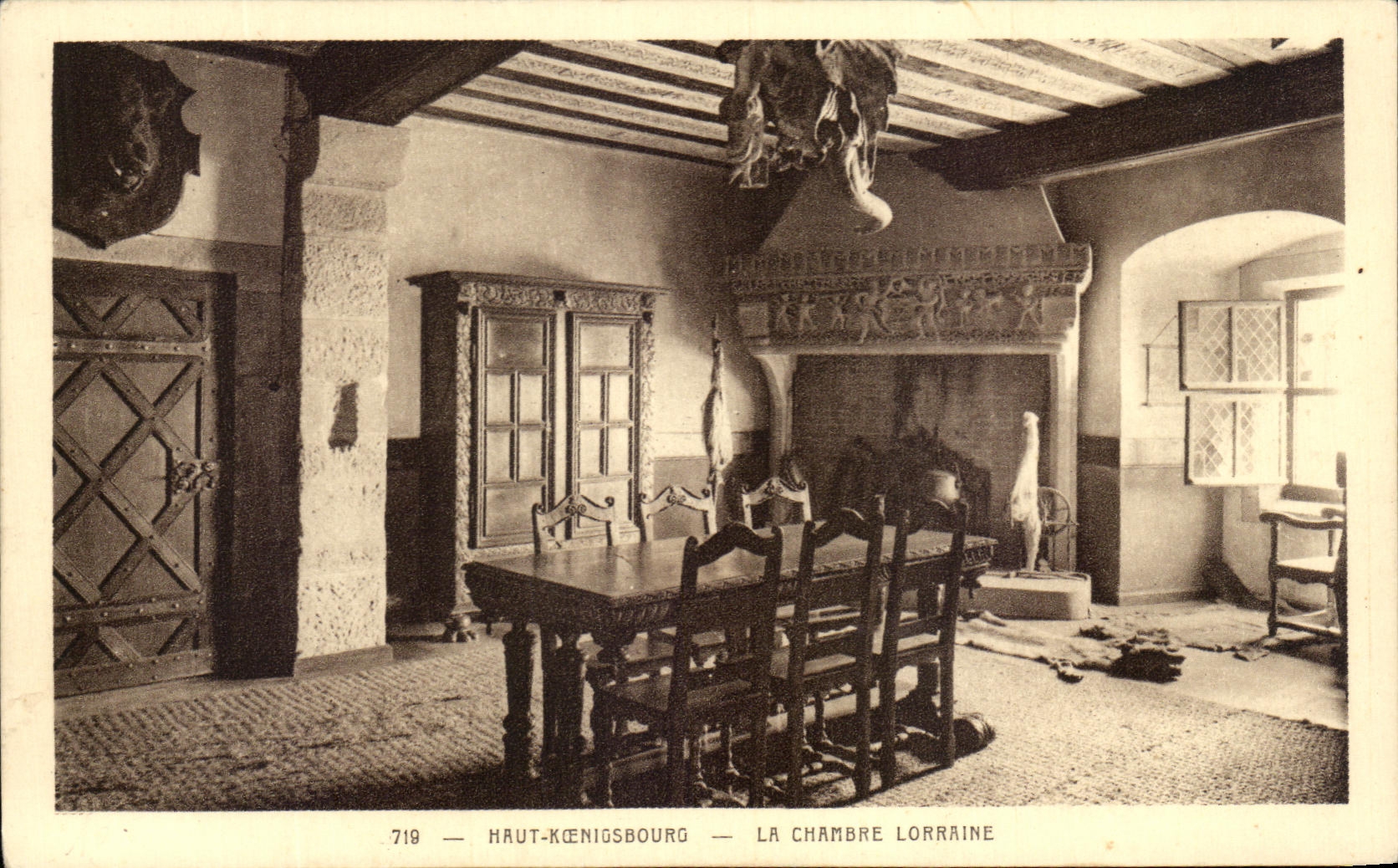 CPA High Koenigsbourg the Lorraine Room