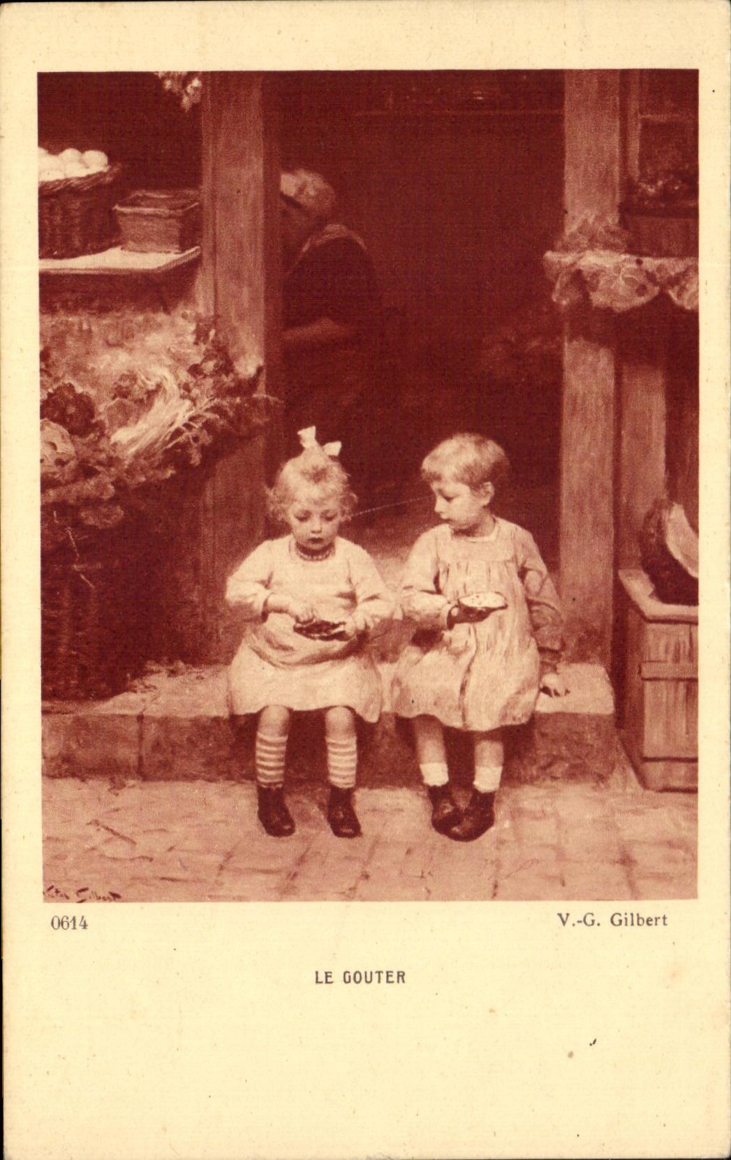 CPA To taste It Gilbert Children