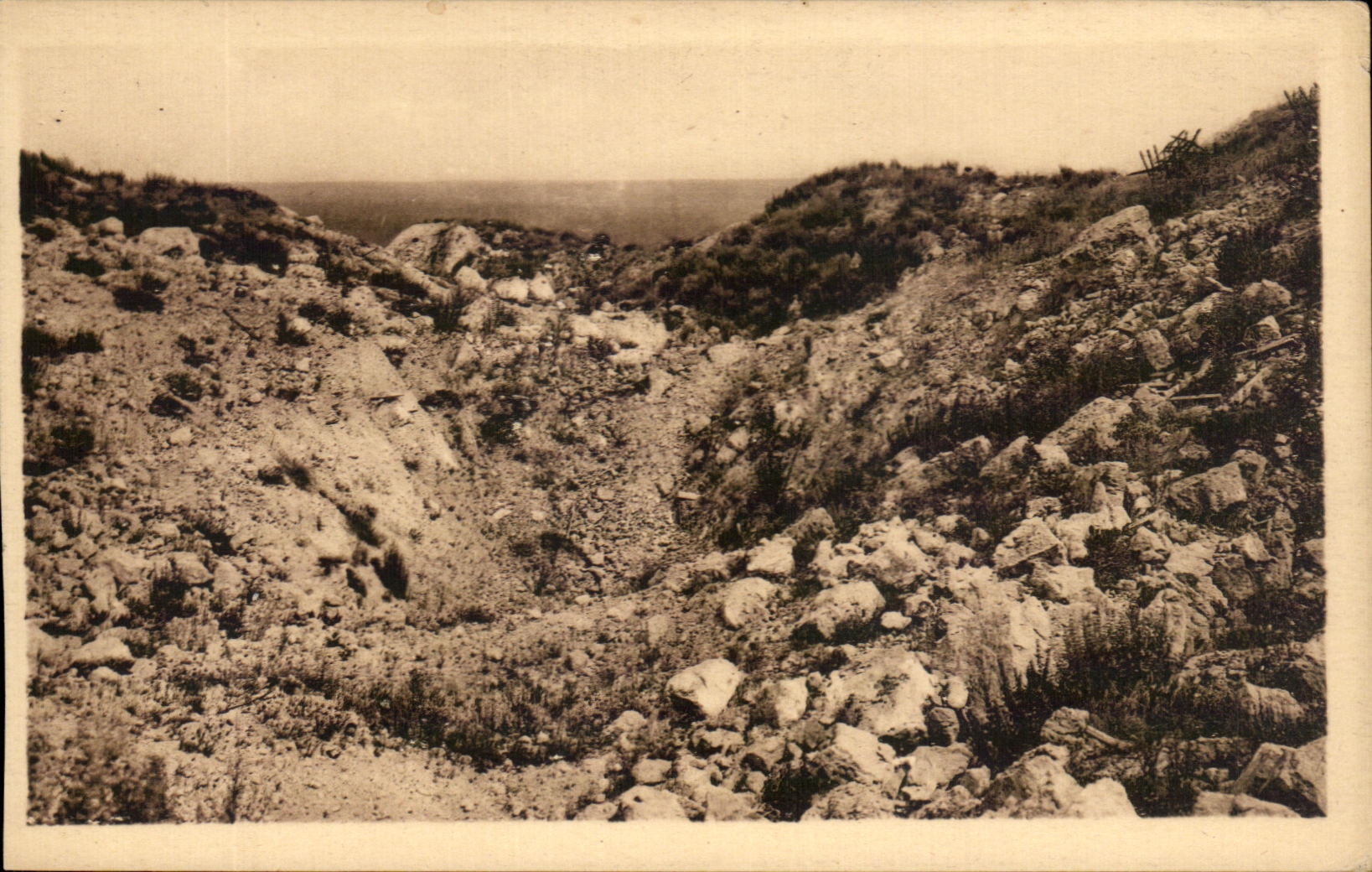 CPA el crater de Vauquois Militaria