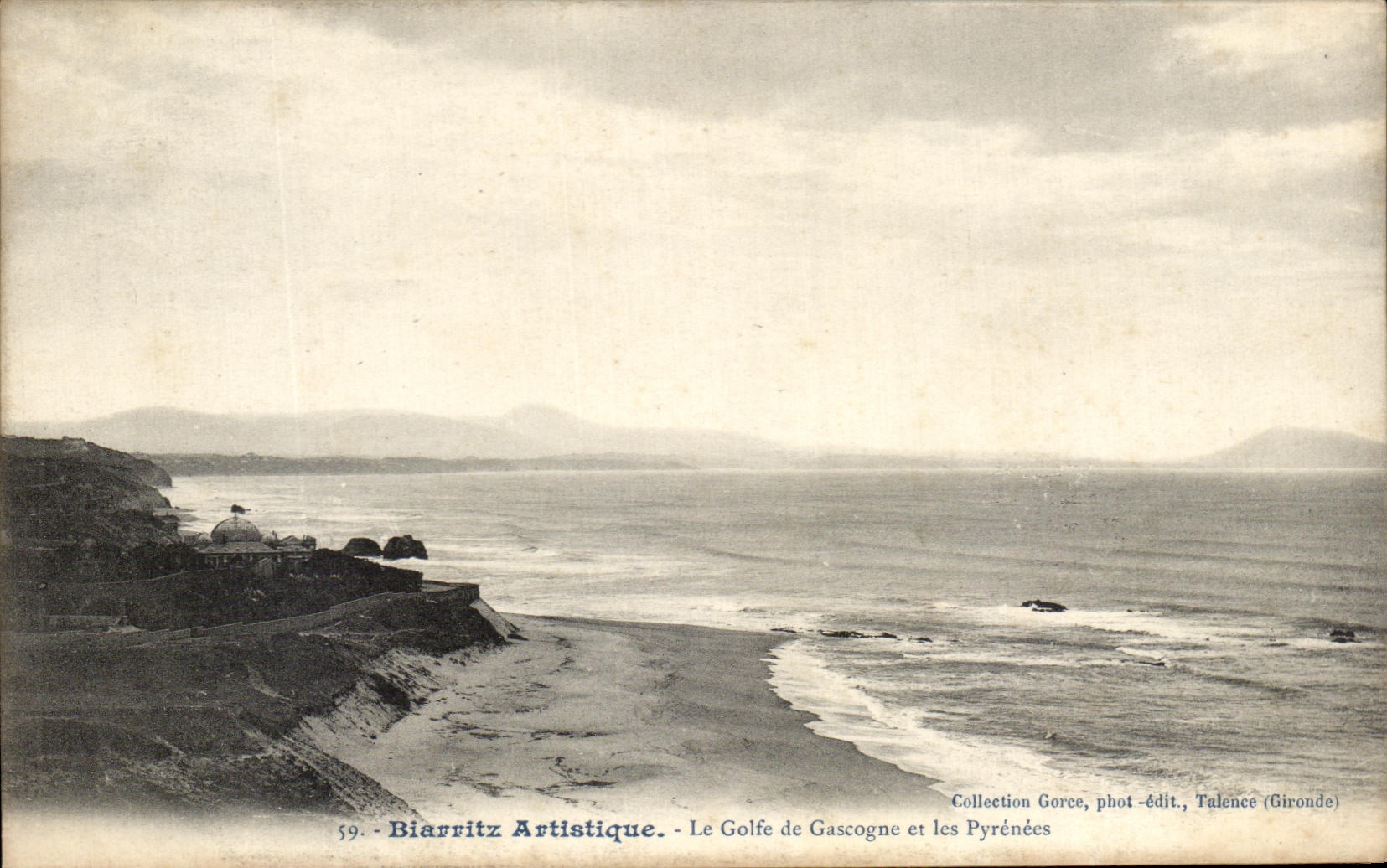 CPA Biarritz Aetistique Le Golfe Gascogne et les Pyrenees