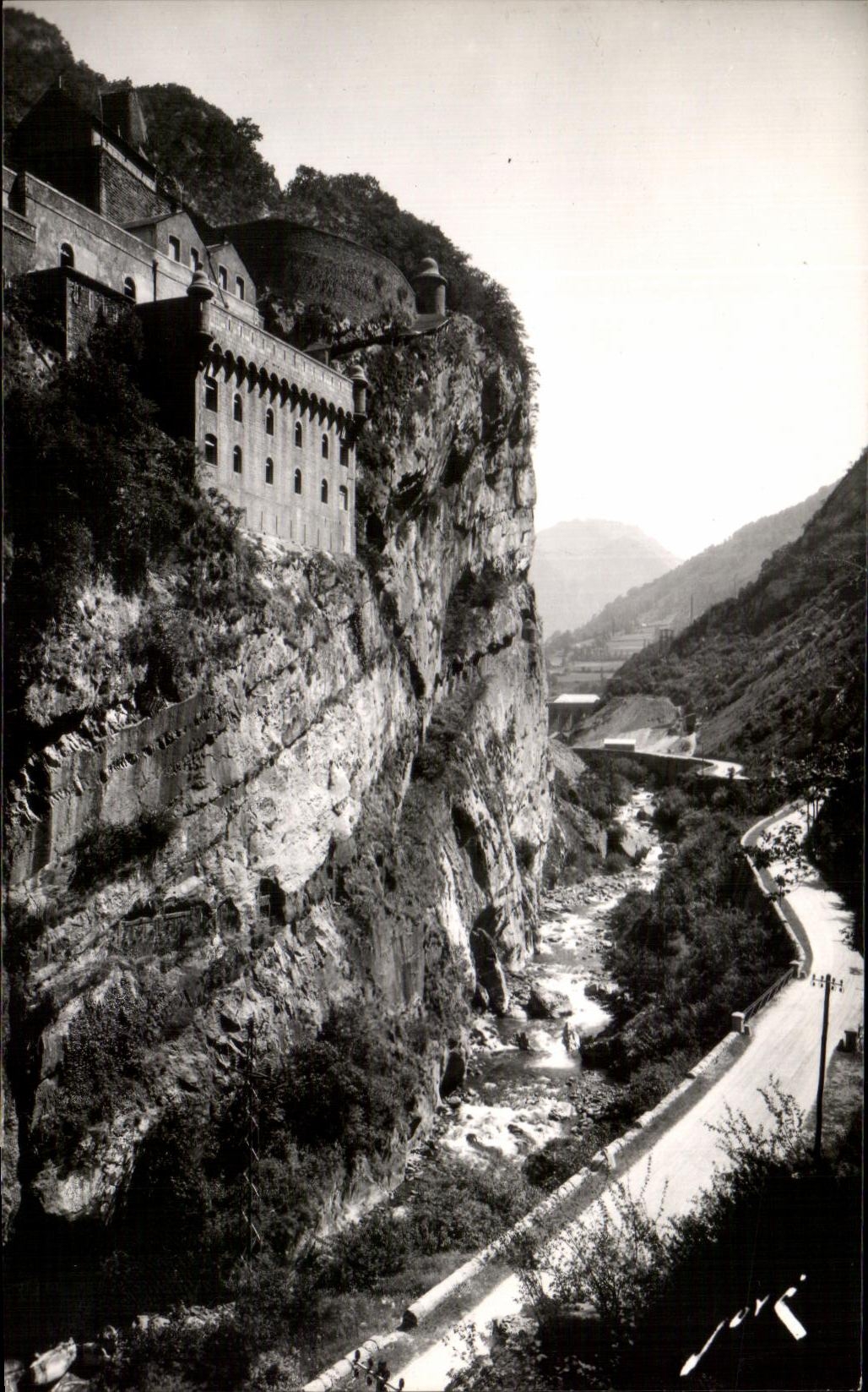 CPA Valley Of Winder Fort of Pourtalet and the Covered way