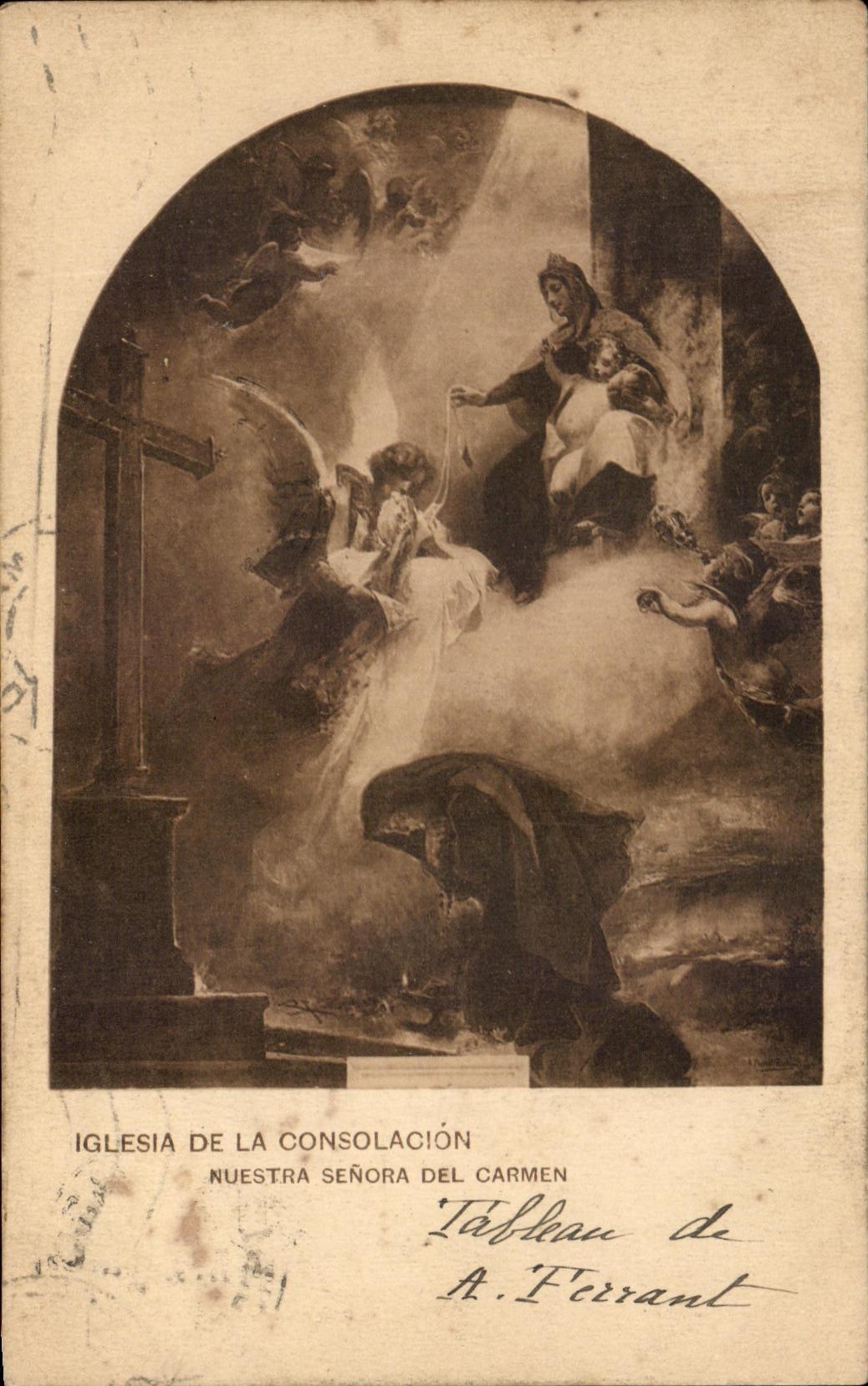 CPA Iglesia De la Consolacion Nuestra senora Del Carmen