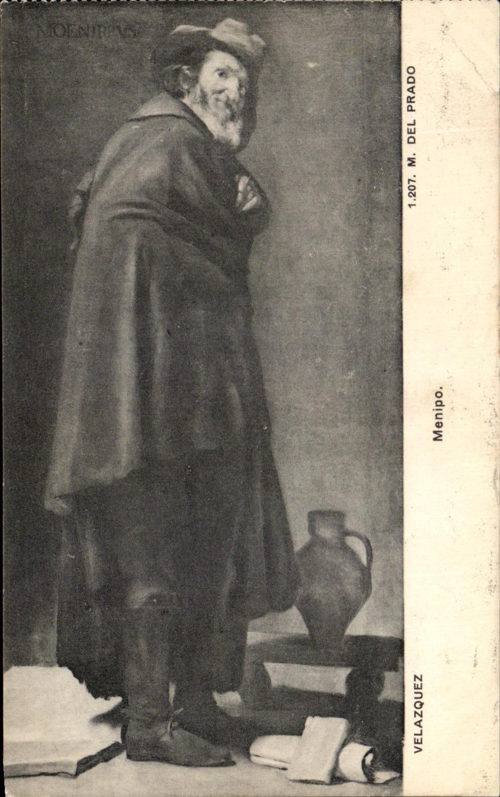 CPA Velazquez Museo Del Prado Menipo