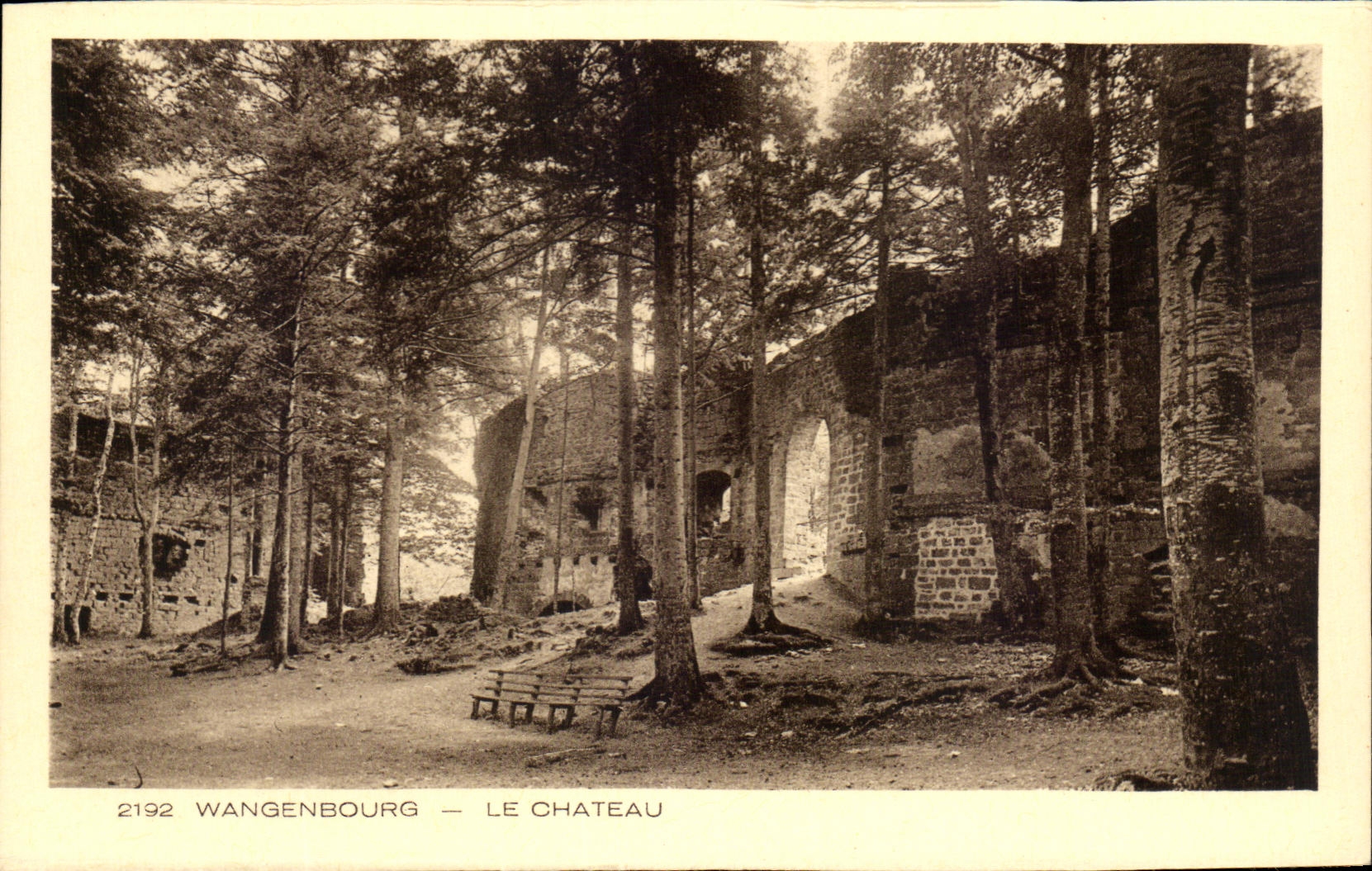 CPA Wangenbourg the Castle