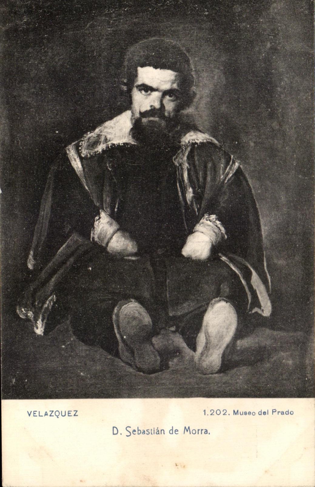 CPA Velazquez Museum del Prado S Sebastian de Morra Madrid