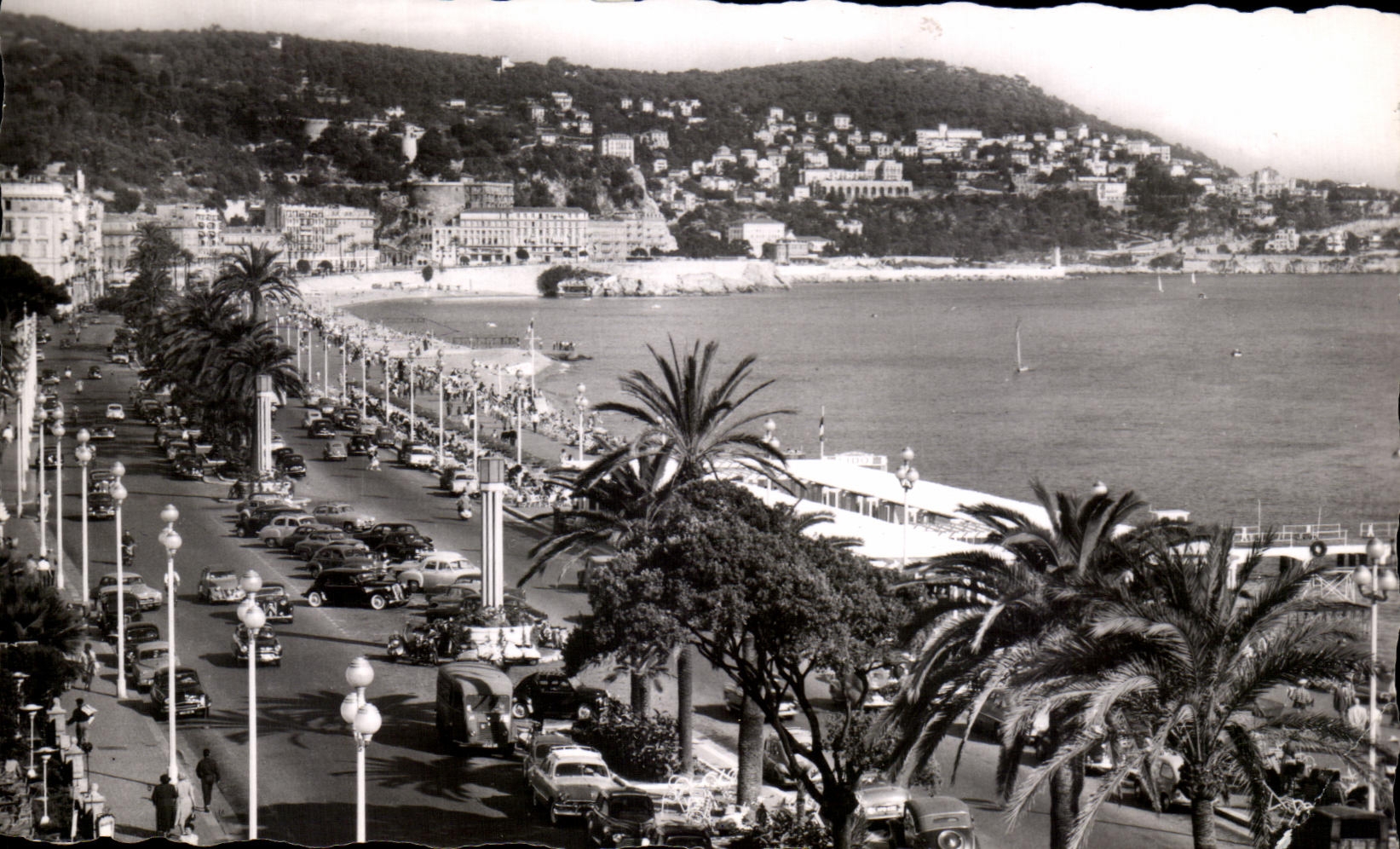 CPA Niza la bahia de los angeles el montaje del boro