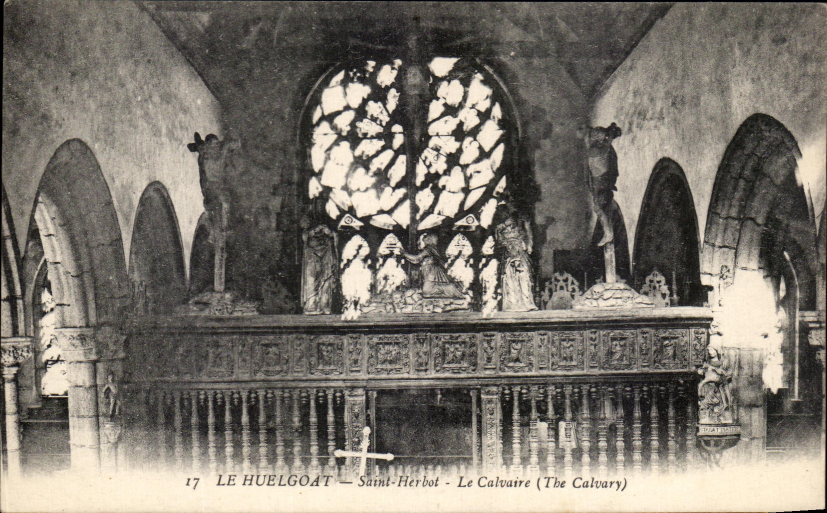 CPA Huelgoat Saint Herbot the Martyrdom