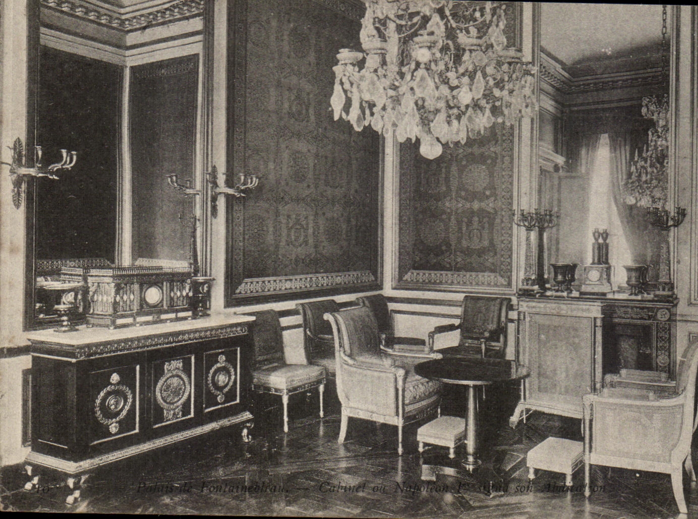 CPA Fontainebleau Cabinet of Napoleon 1st