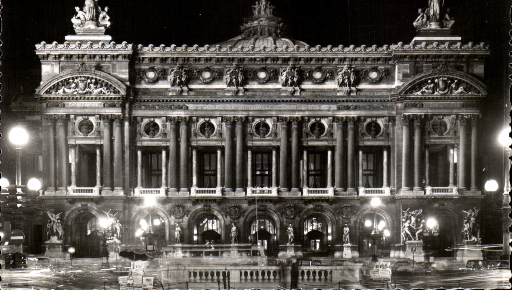 CPSM Paris the Night Opera