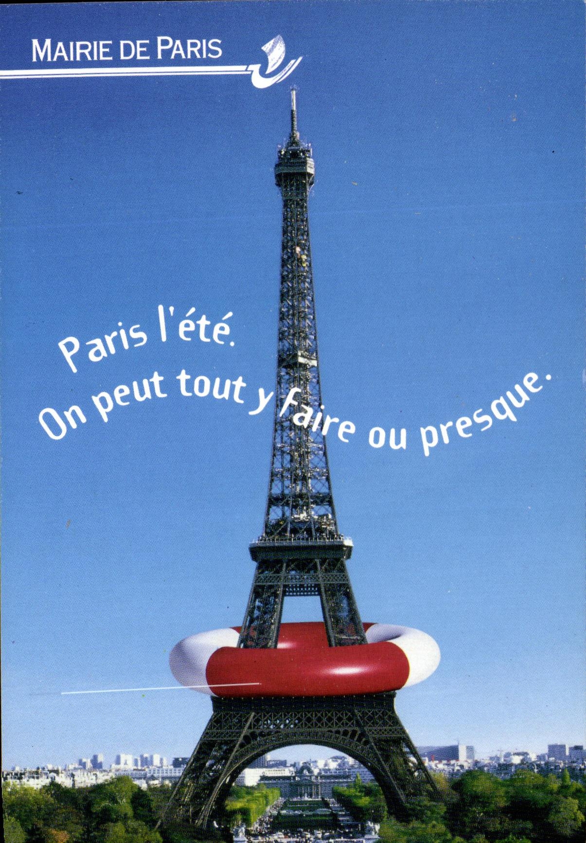 CPM Paris l'ete On Peut tout y Faire Ou Presque