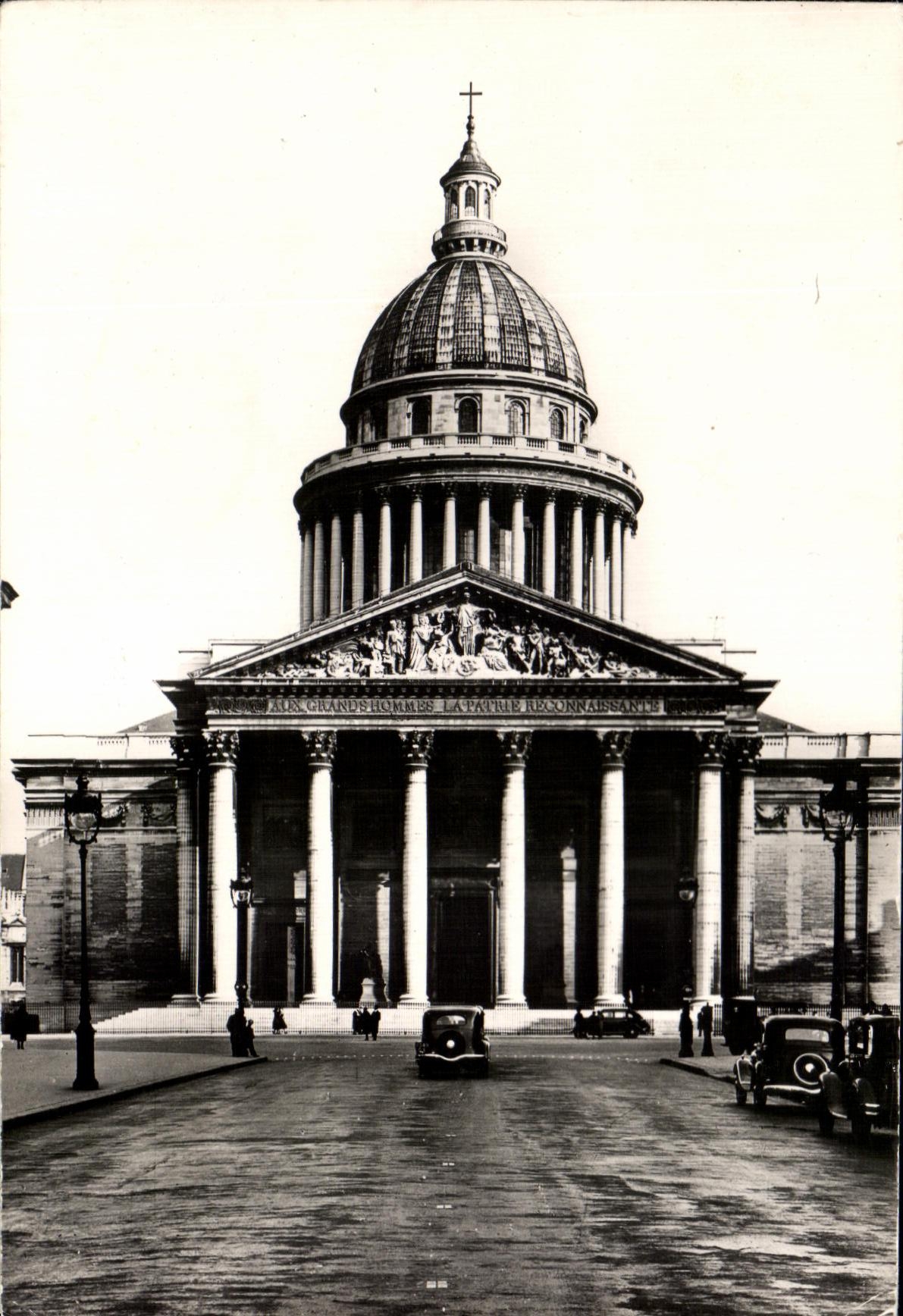 CPA Paris la iglesia vieja Sainte Genevieve del panteon