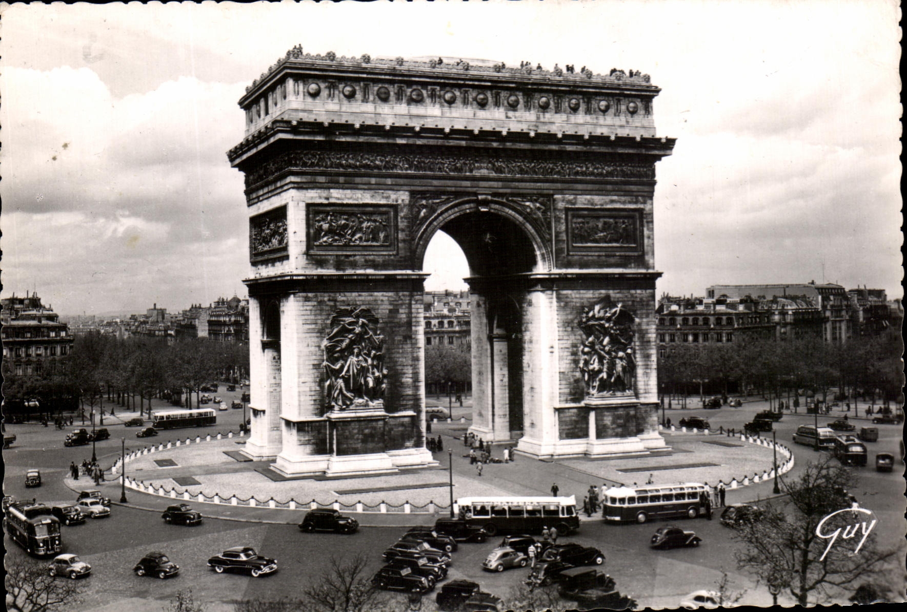 CPA Paris Et Ses Merveilles La Place et l'Arc de triomphe