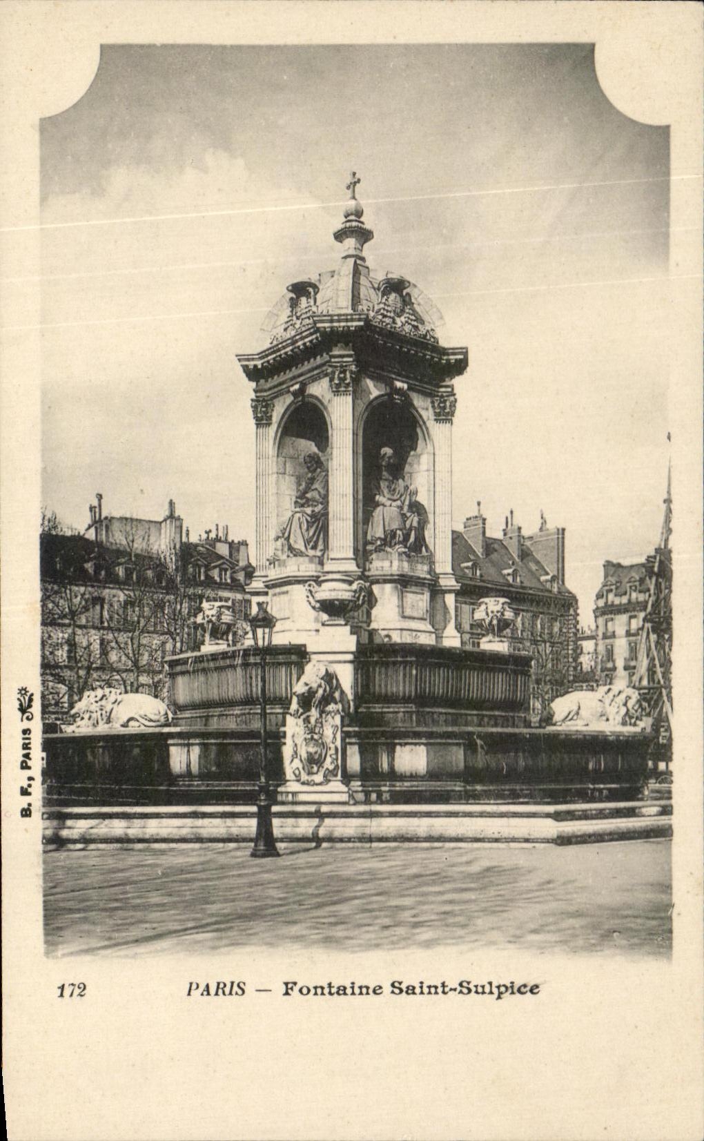 CPA Paris Fountain Saint Sulpice