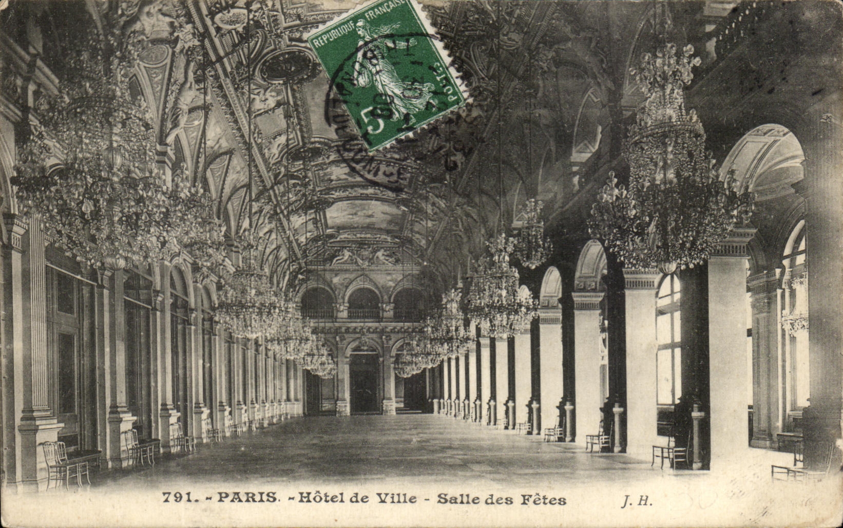 CPA Paris Town hall Village hall