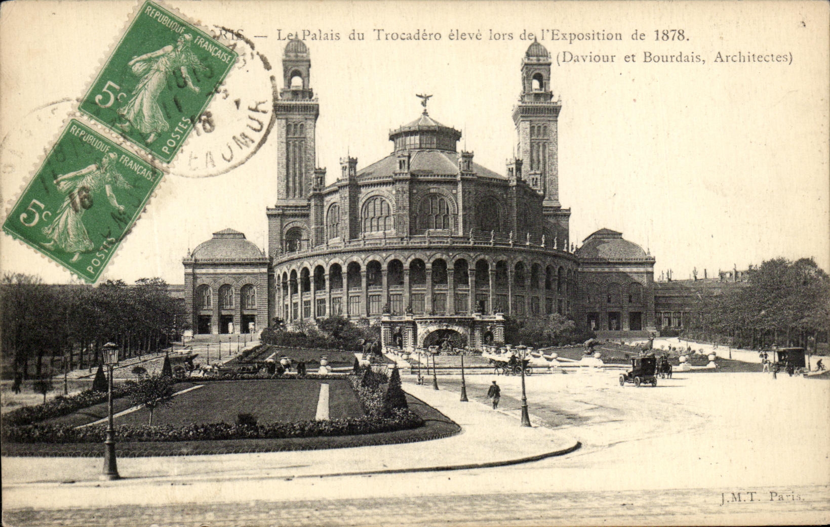 CPA Palates Of Trocadero raised At the time Of Fair of 1878